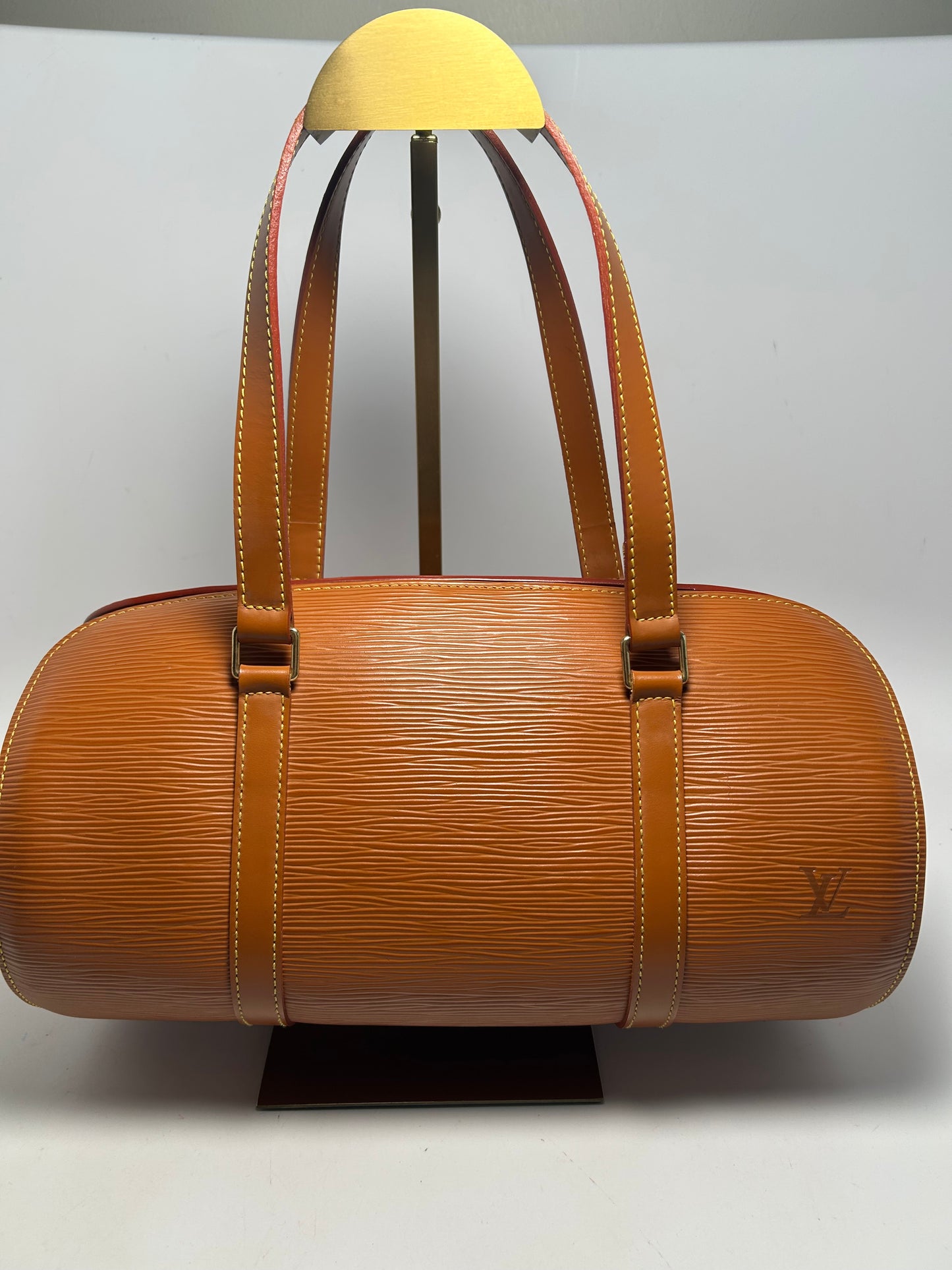 Louis Vuitton Soufflot Bag Epi Leather Barrel Bag
