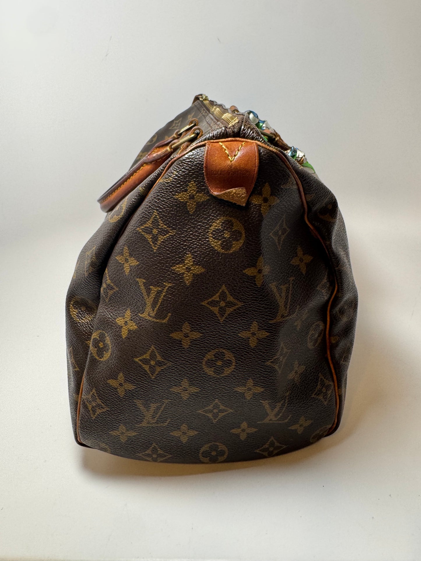 Louis Vuitton Speedy 35 Monogram Satchel Vintage Made in France