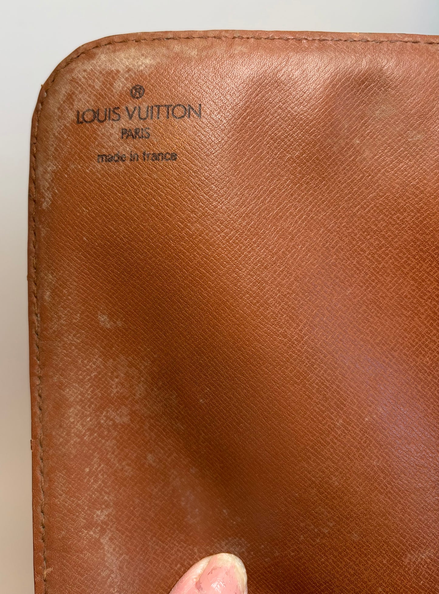 Louis Vuitton Cartouchière GM Monogram Crossbody, Made in France June 1989