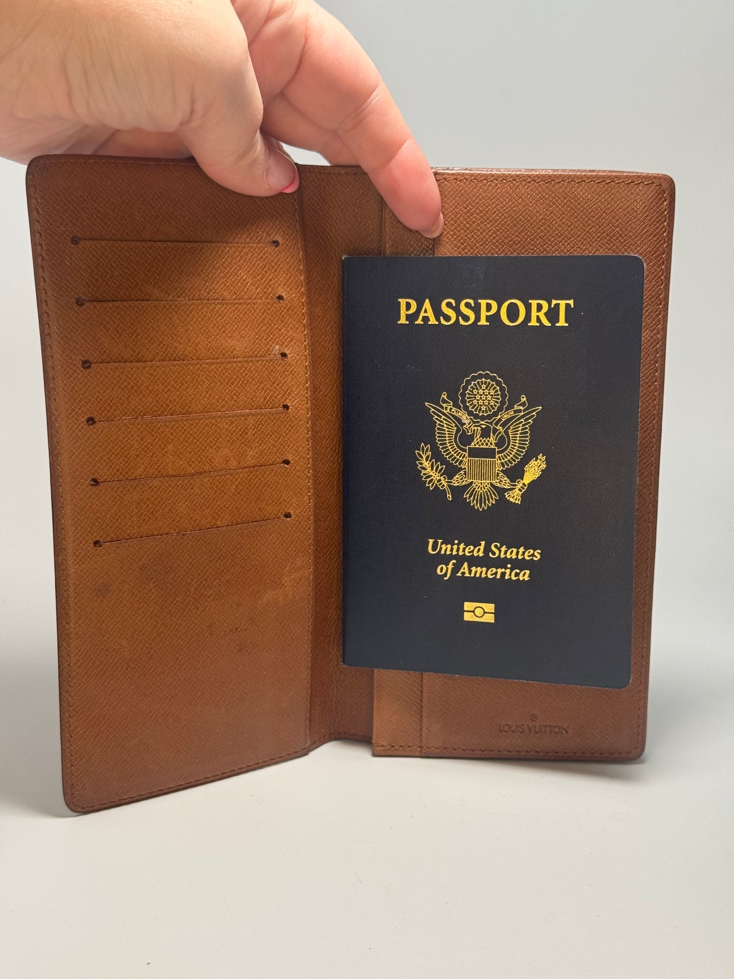 Louis Vuitton Monogram Portes Cartes Wallet / Passport Cover