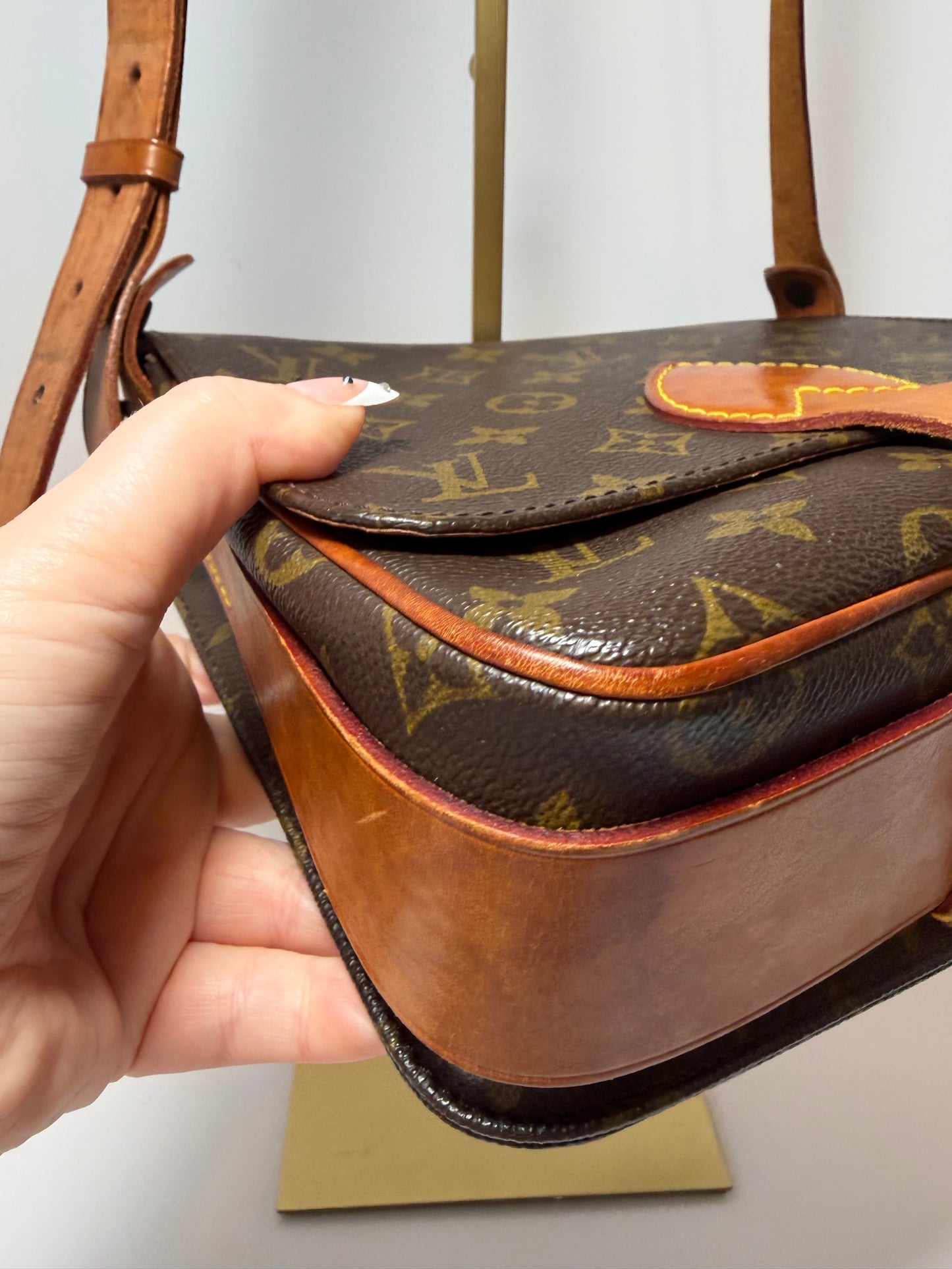 Louis Vuitton Cartouchière MM Monogram Crossbody & Shoulder Bag