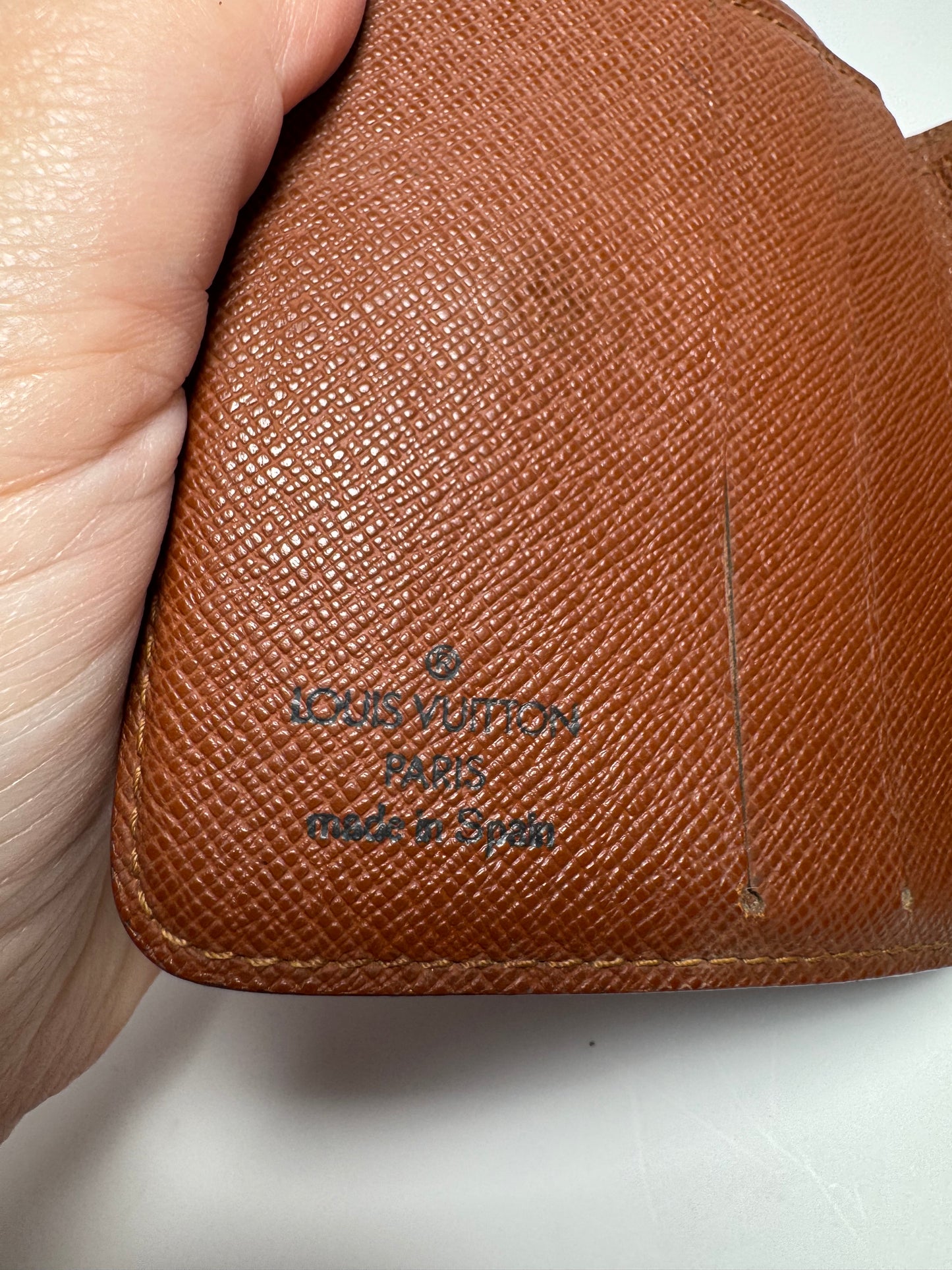 Louis Vuitton Monogram French Compact Zippy Wallet- Vintage November 1999 in Spain