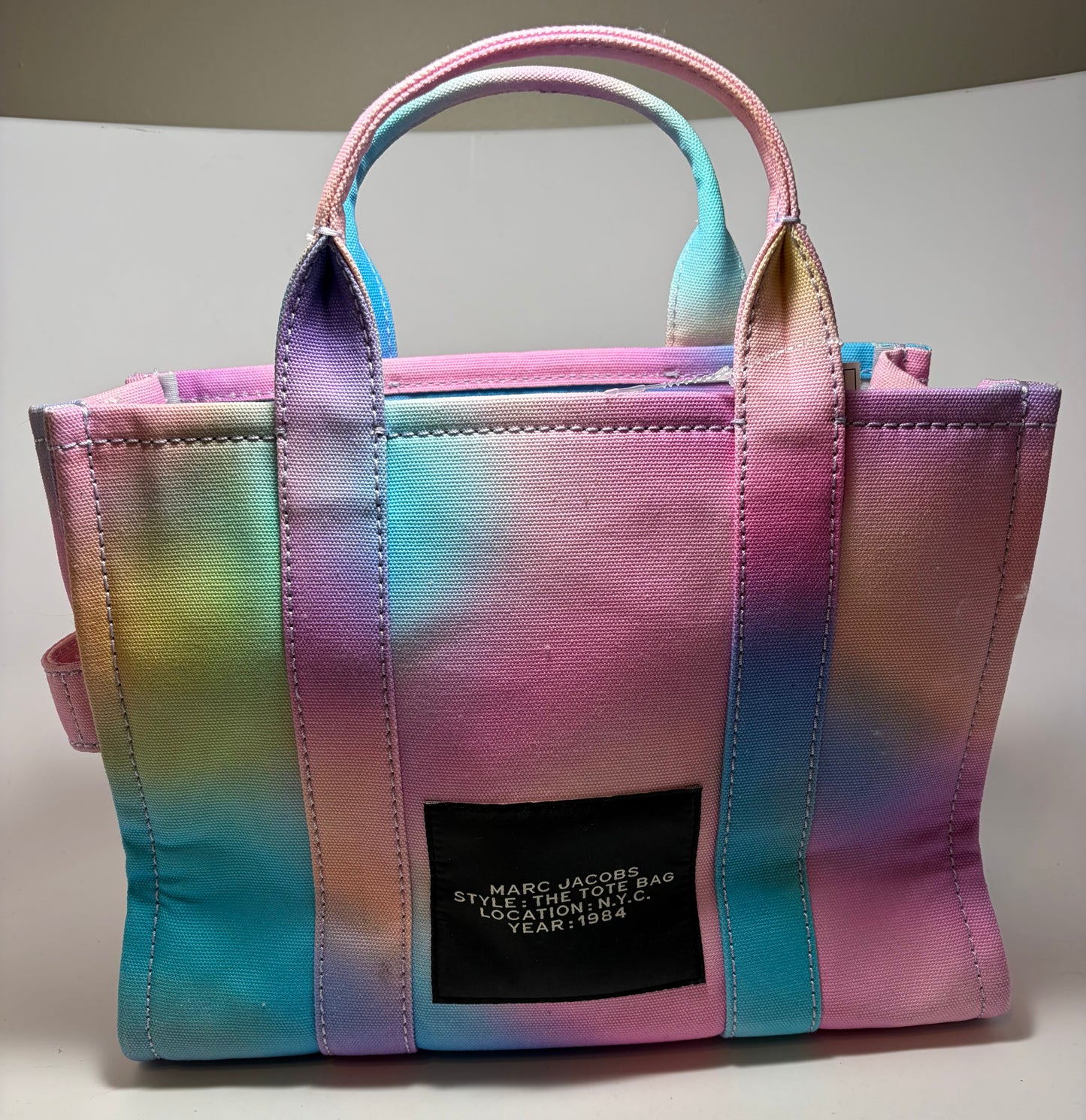 Marc Jacobs Airbrush Canvas Tote Medium Size