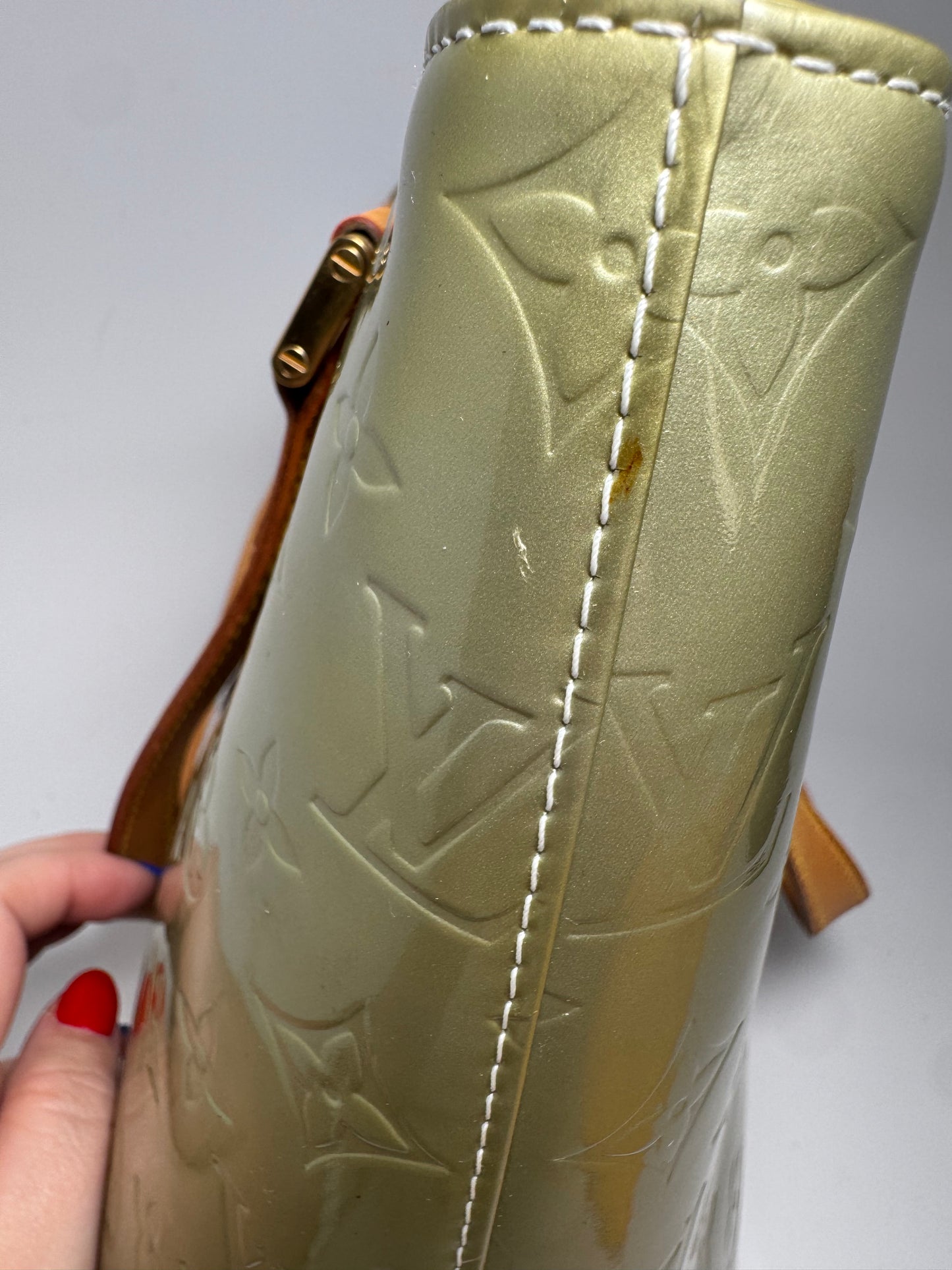 Louis Vuitton Houston Vernis Tote in Green