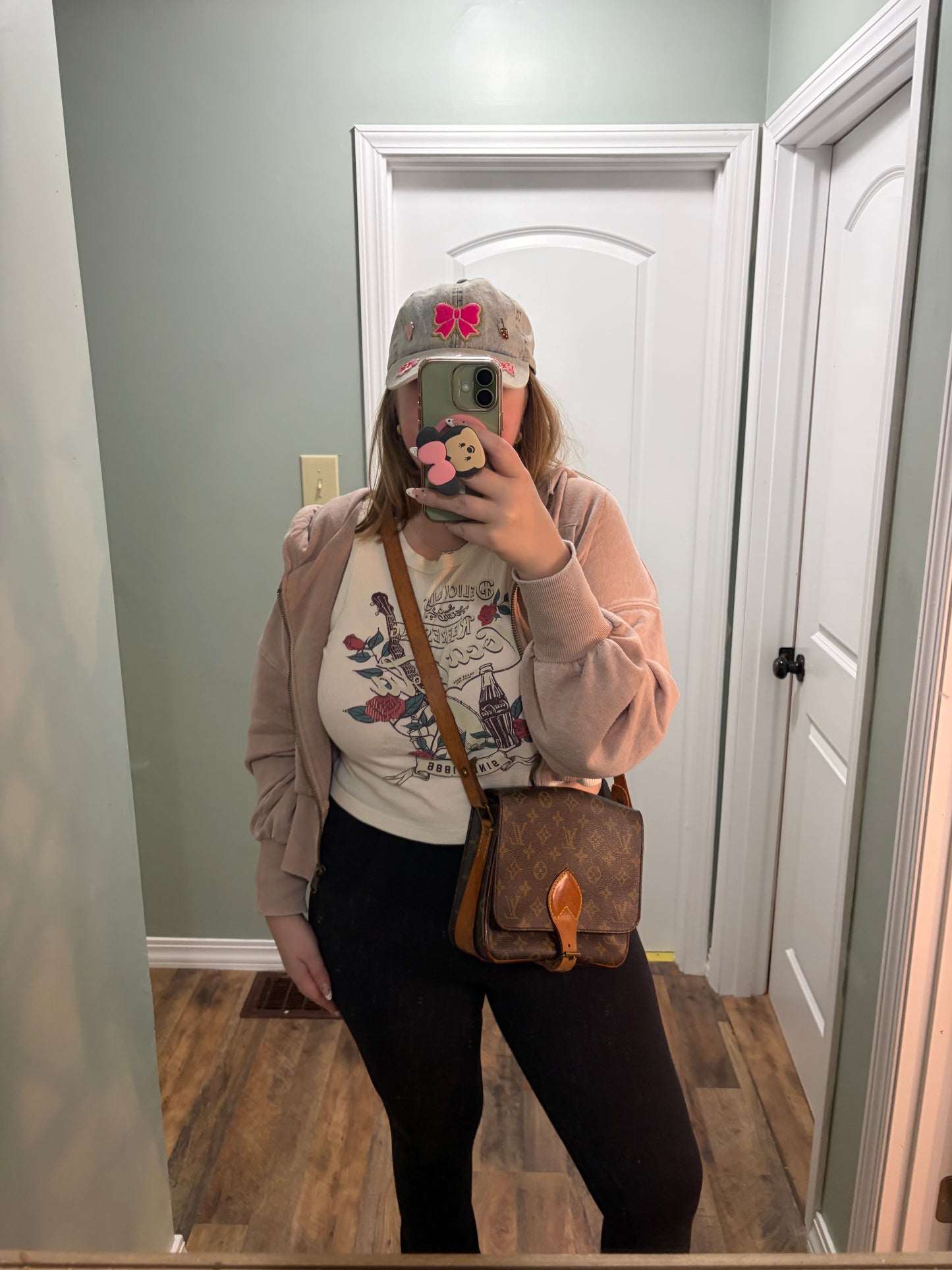 Louis Vuitton Cartouchière MM Monogram Crossbody & Shoulder Bag