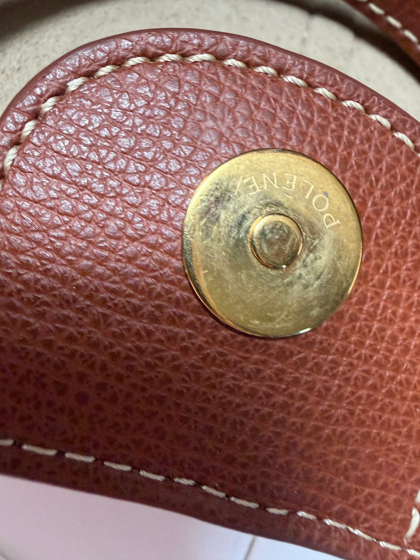 Polène Cyme in Textured Cognac