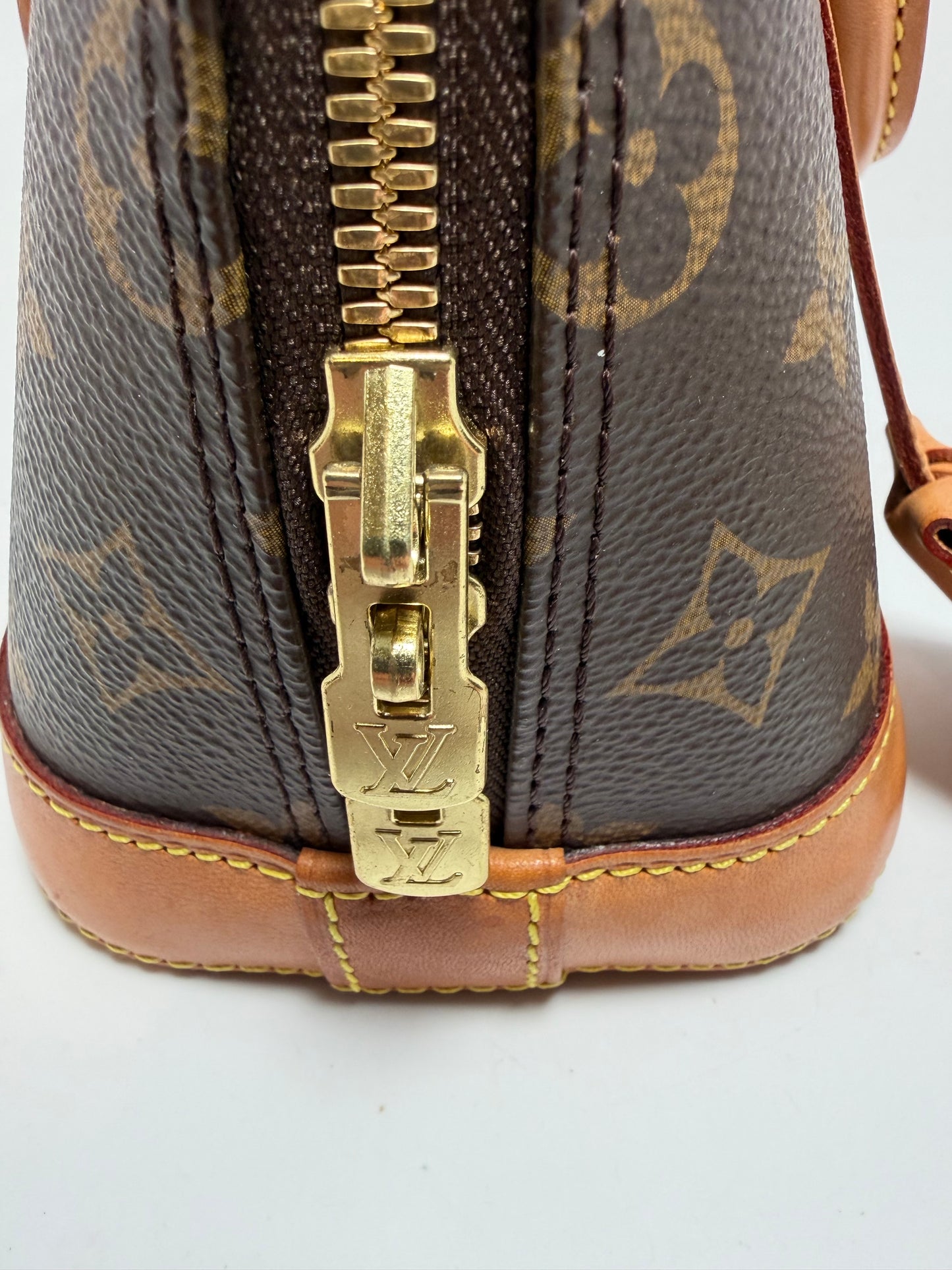 Louis Vuitton Alma BB Monogram with COA & Crossbody Strap