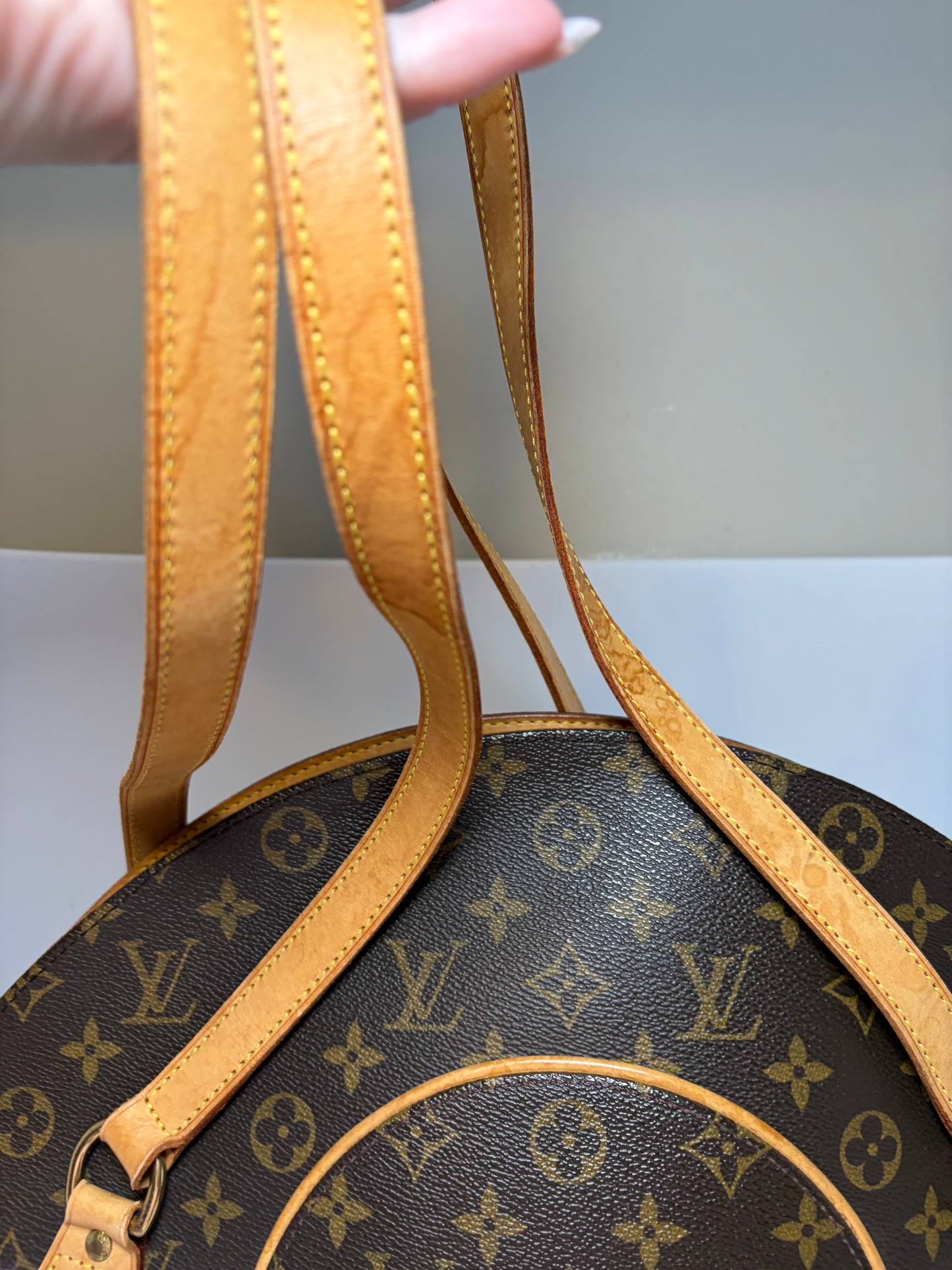 Louis Vuitton Ellipse GM Monogram Shoulder Bag, Made in France April 1998