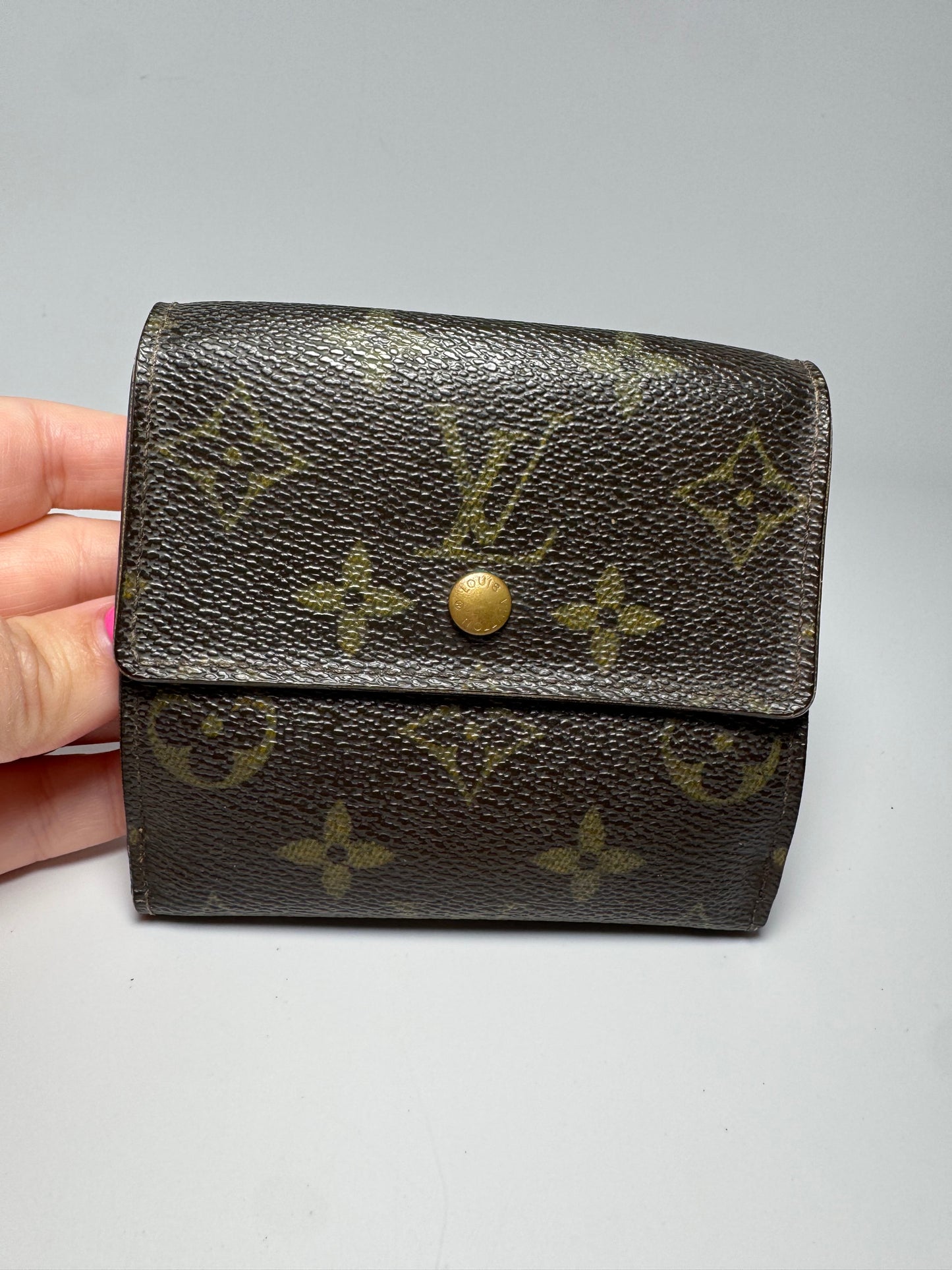 Louis Vuitton Elise Trifold Canvas Monogram Wallet-November 2004
