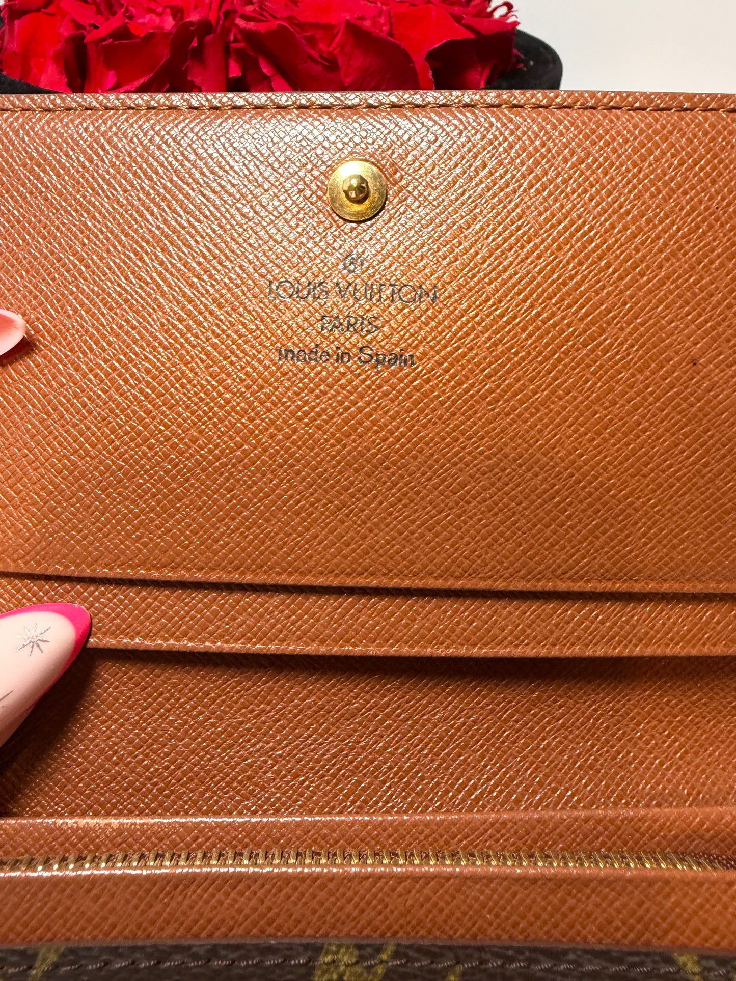 Louis Vuitton Porte Monnaie Tressor Monogram Wallet