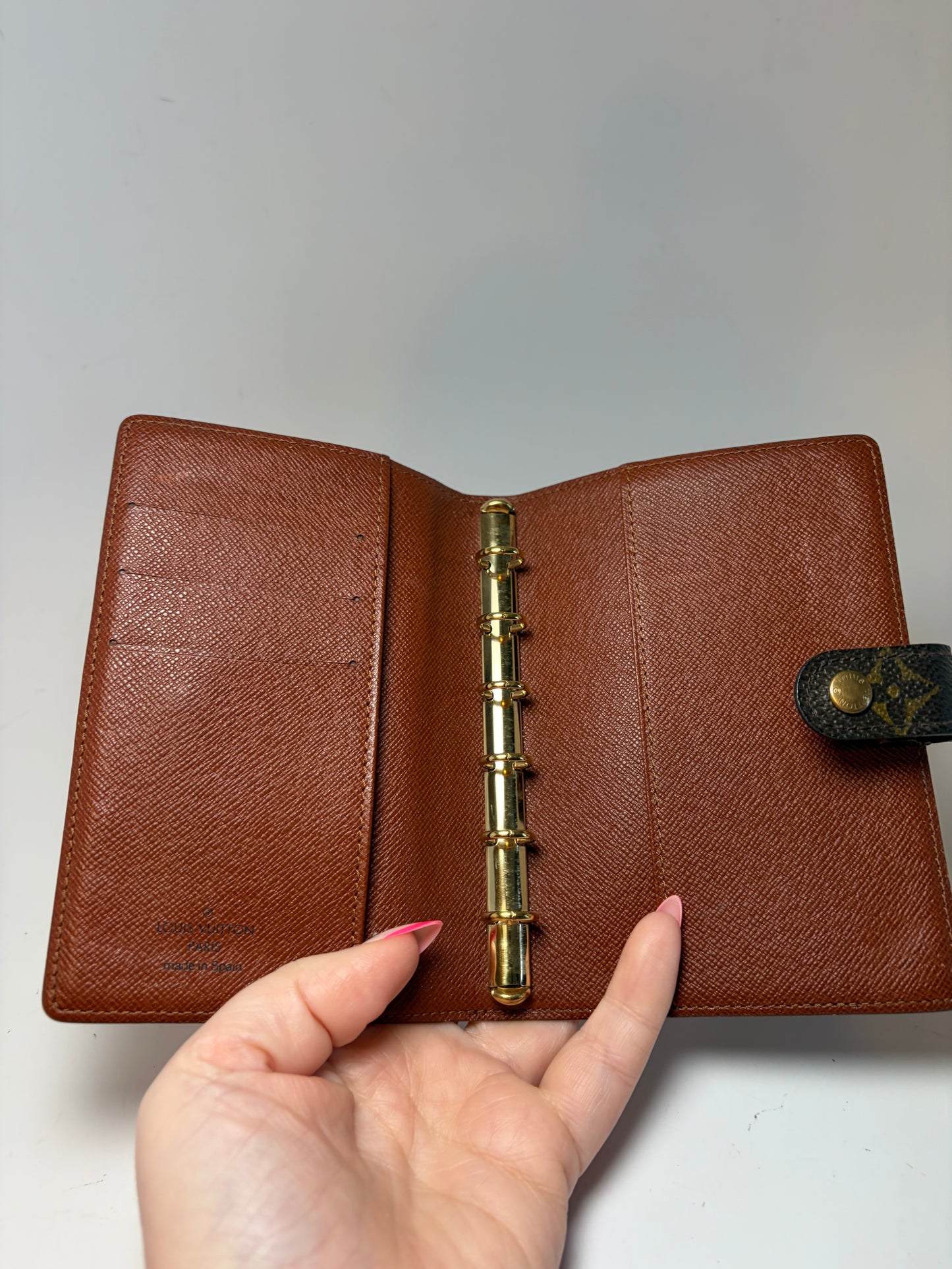 Louis Vuitton Agenda PM Monogram Planner/Passport Holder- made in 2000 in Spain