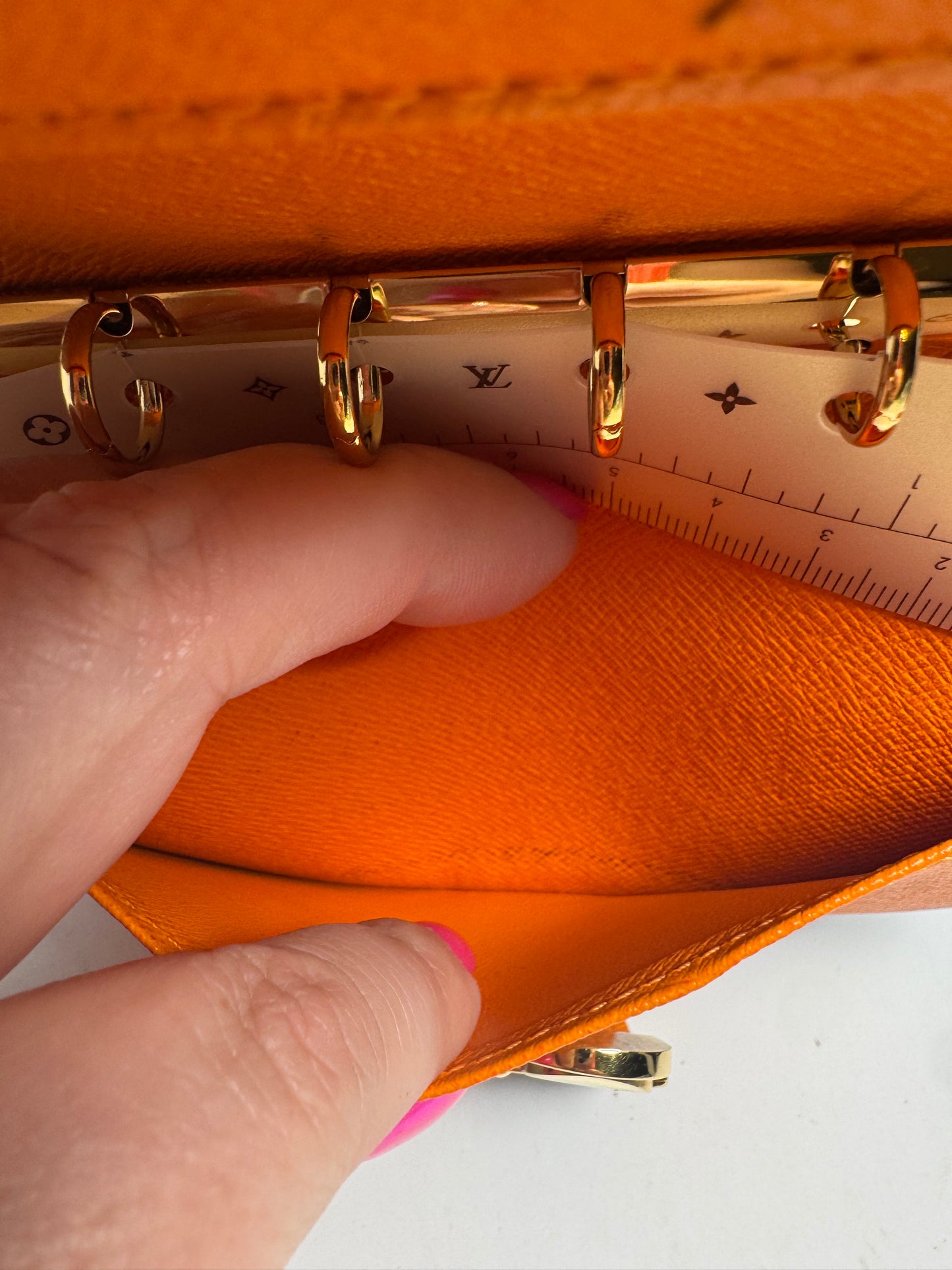 Louis Vuitton Koala Agenda/Planner PM Monogram w/Orange Interior