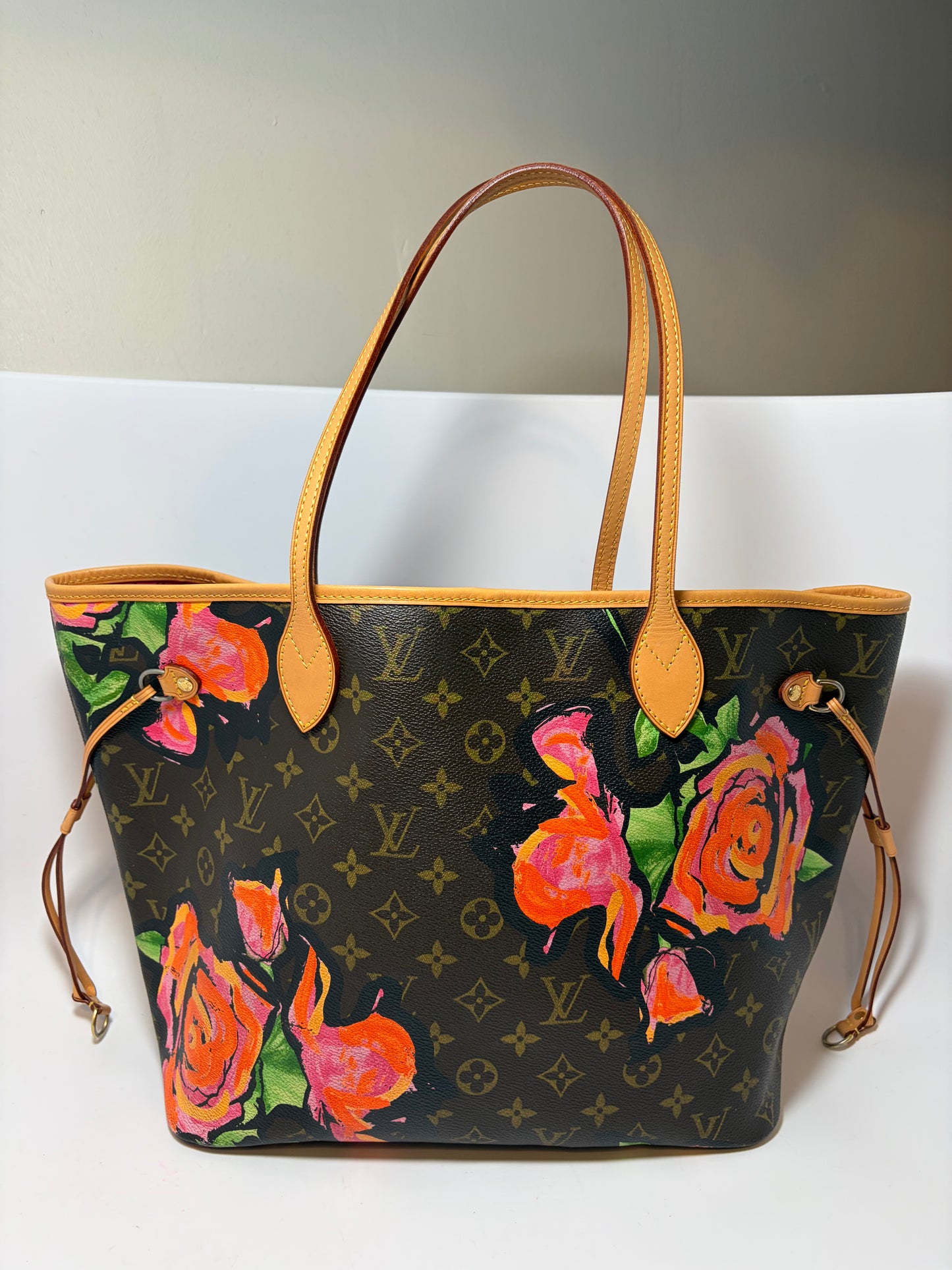 Louis Vuitton Neverfull MM Stephen Sprouse Roses Tote