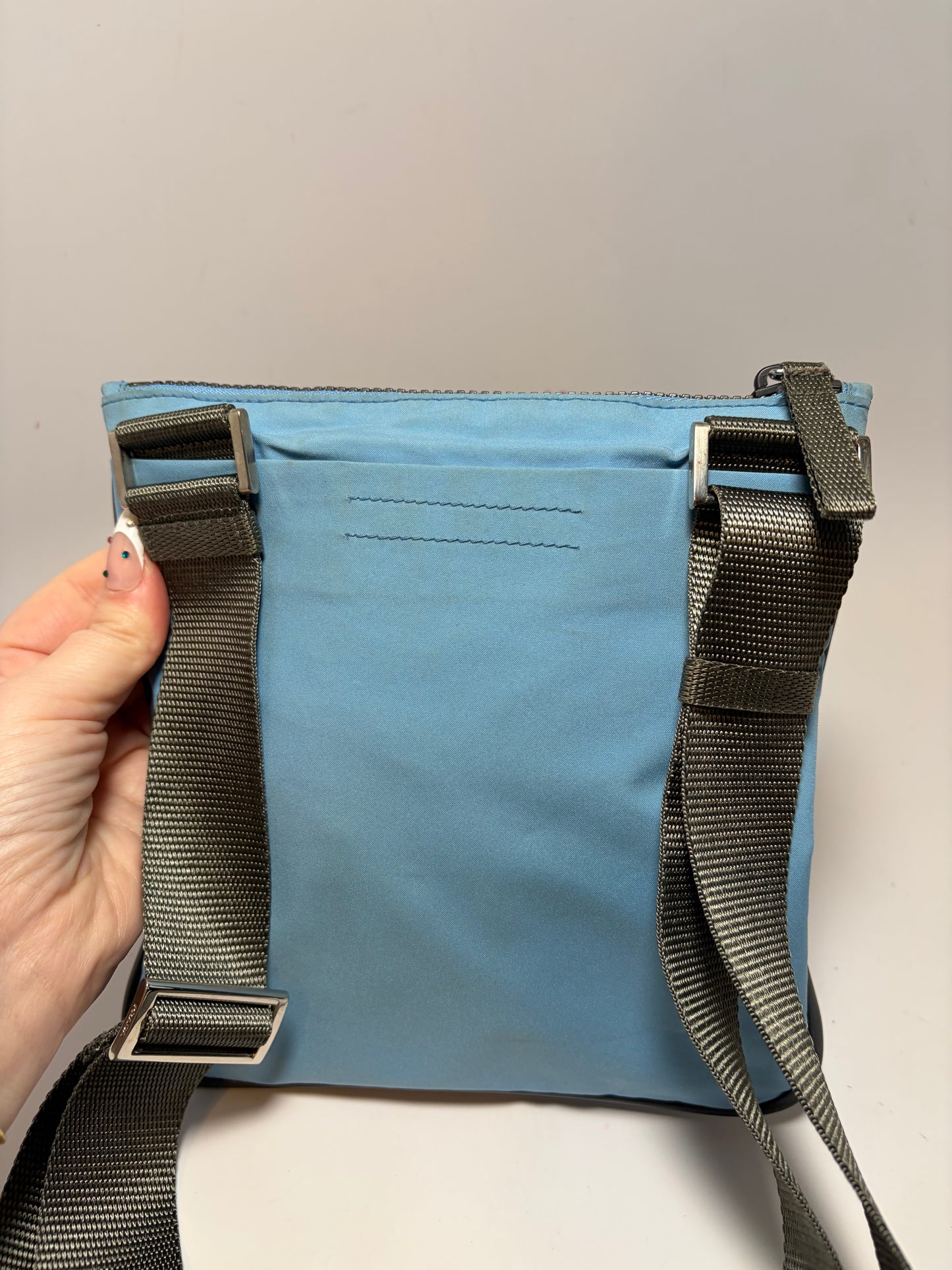 Prada Nylon Vela Sport Messenger Crossbody