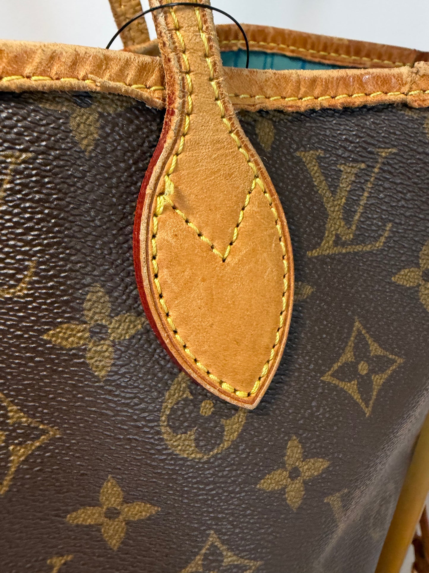 Louis Vuitton Neverfull MM Tote– My Heritage Monogram Custom Stripe & Initials Comes with Legit App COA