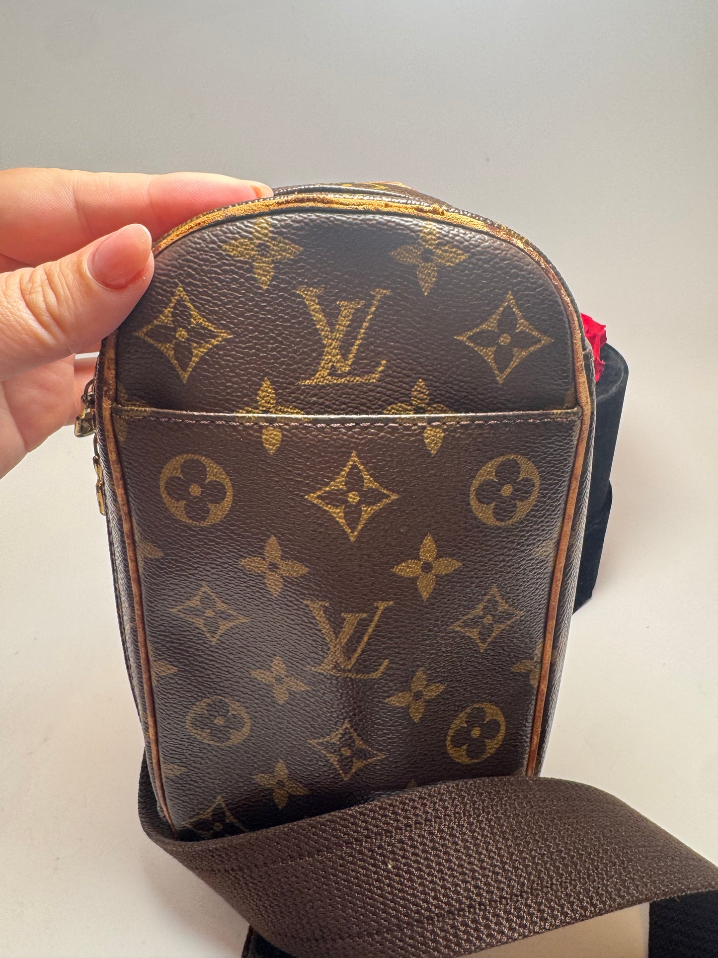Louis Vuitton Pochette Gange Bum Bag Sling Bag Monogram Canvas