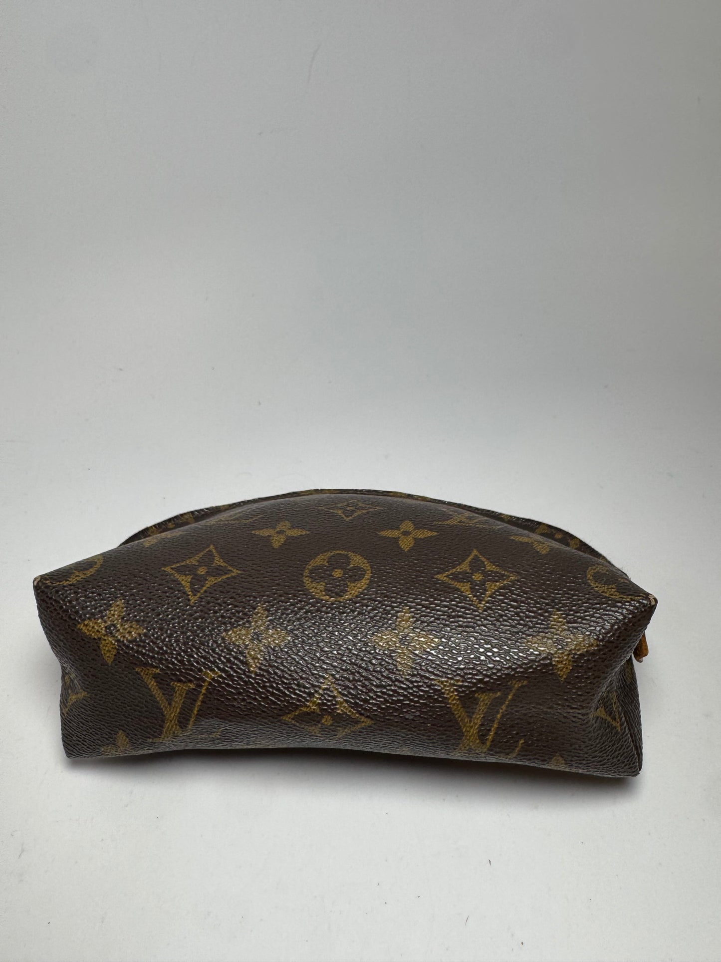 Louis Vuitton Monogram Cosmetic Case Dome Pouch, Made in Spain, September 2000