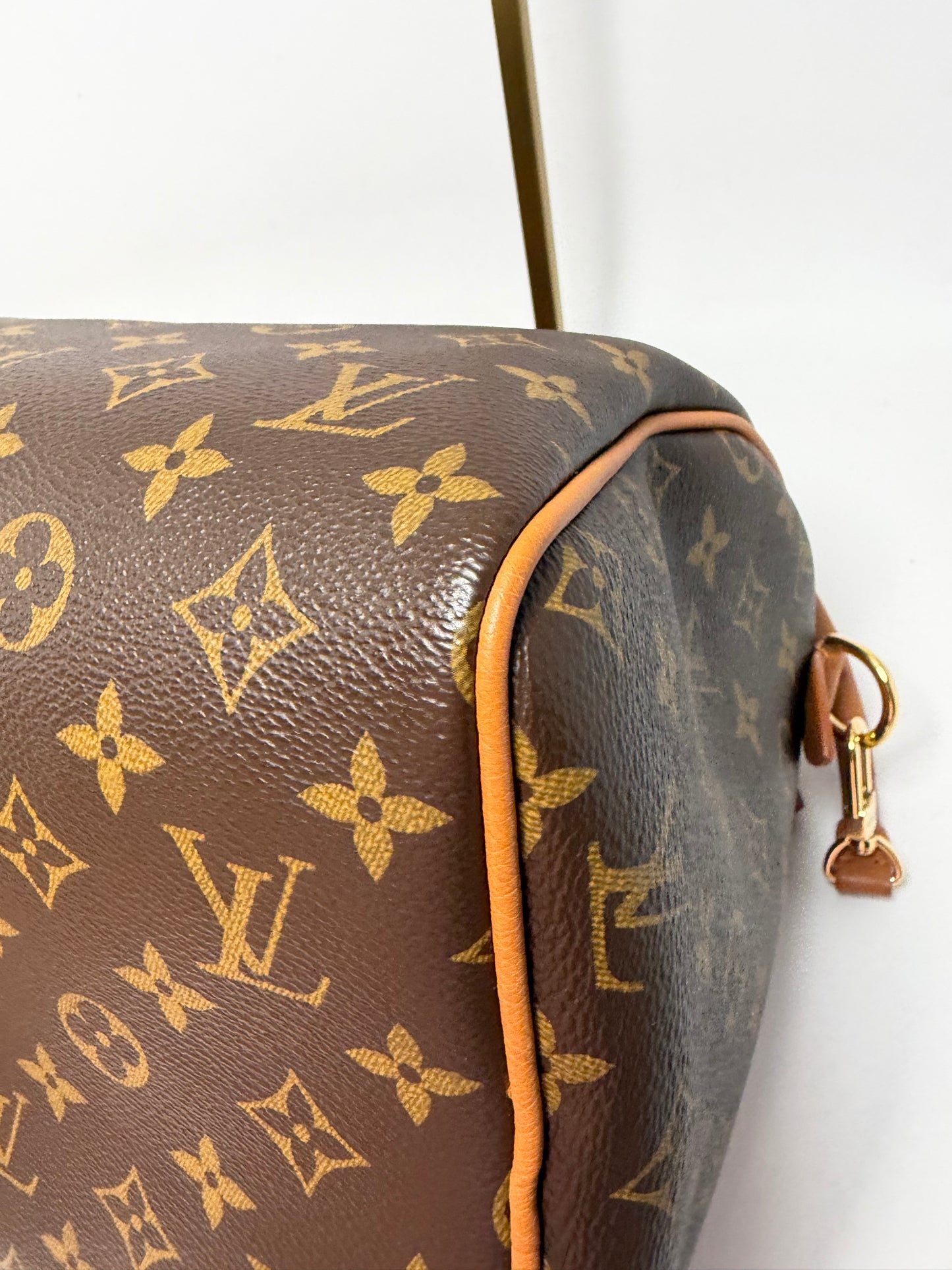Louis Vuitton Speedy Soft 30 Boho w/Ostrich Leather