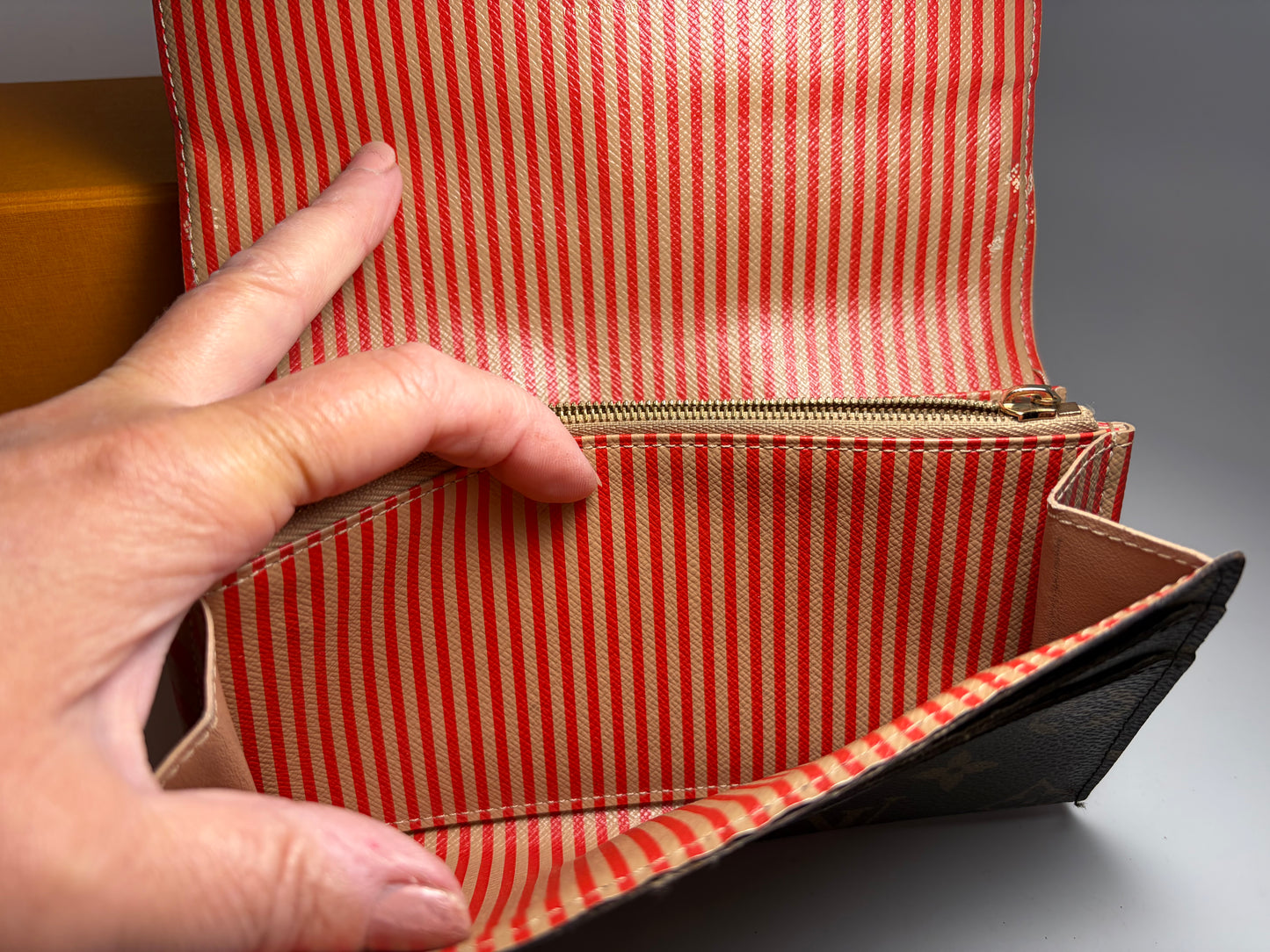 Louis Vuitton Vintage Sarah Trunks and Locks Monogram Wallet