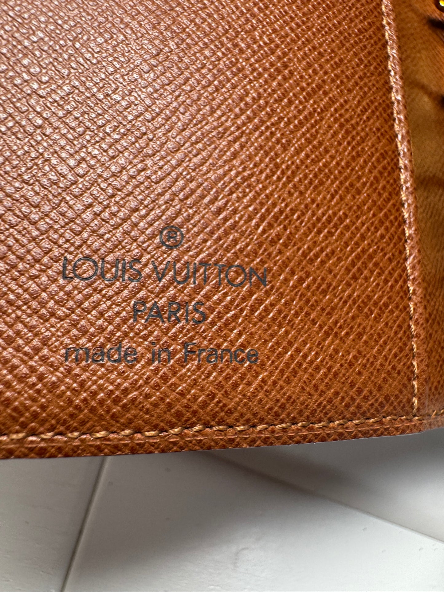 Louis Vuitton Monogram Agenda PM/Small Size Planner/Passport Holder-France October 1999