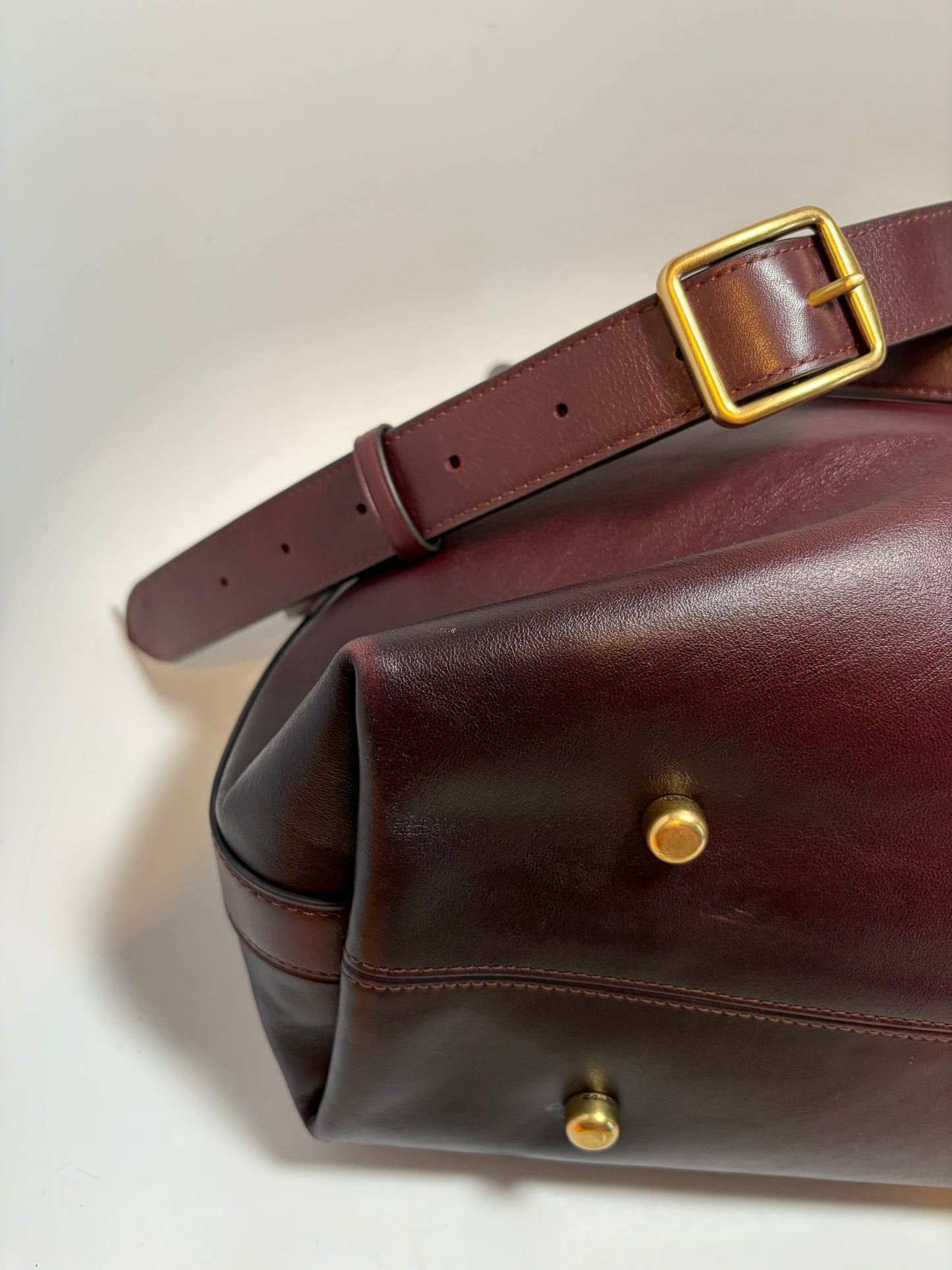 Coach Empire 40 Caryall Merlot w/Crossbody Strap