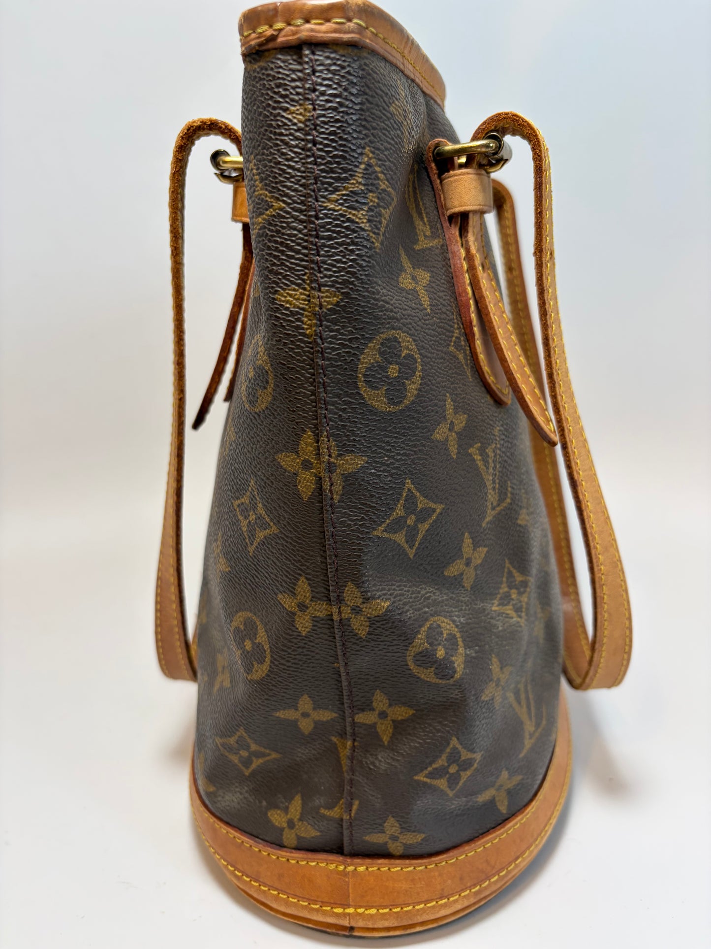 Louis Vuitton Petite Bucket Bag PM Monogram Tote