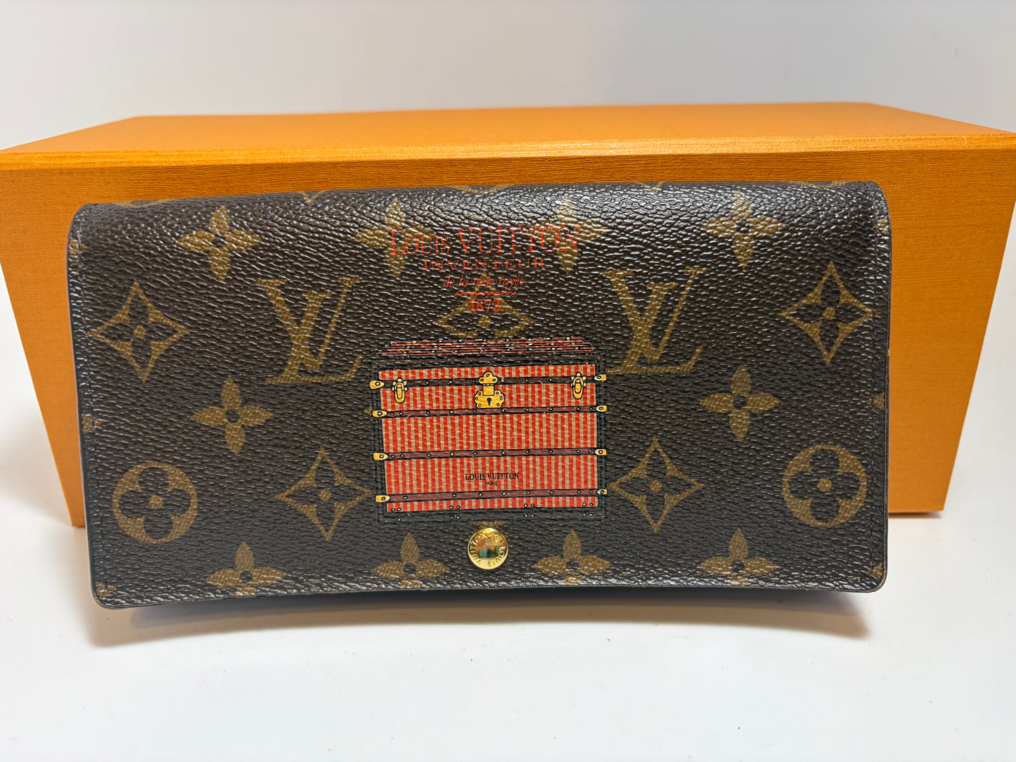 Louis Vuitton Vintage Sarah Trunks and Locks Monogram Wallet