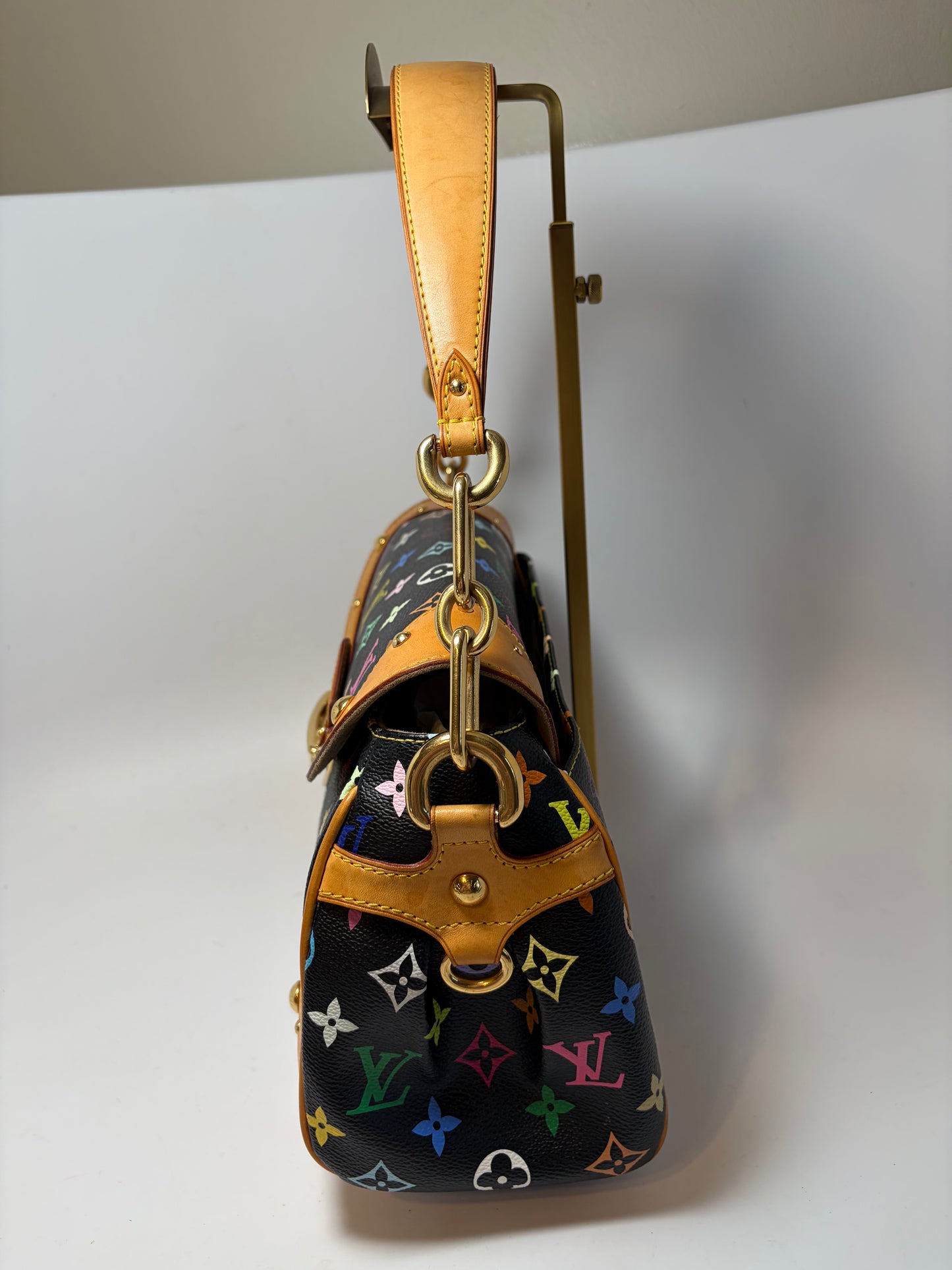 Louis Vuitton Beverly MM Black Multicolor Monogram