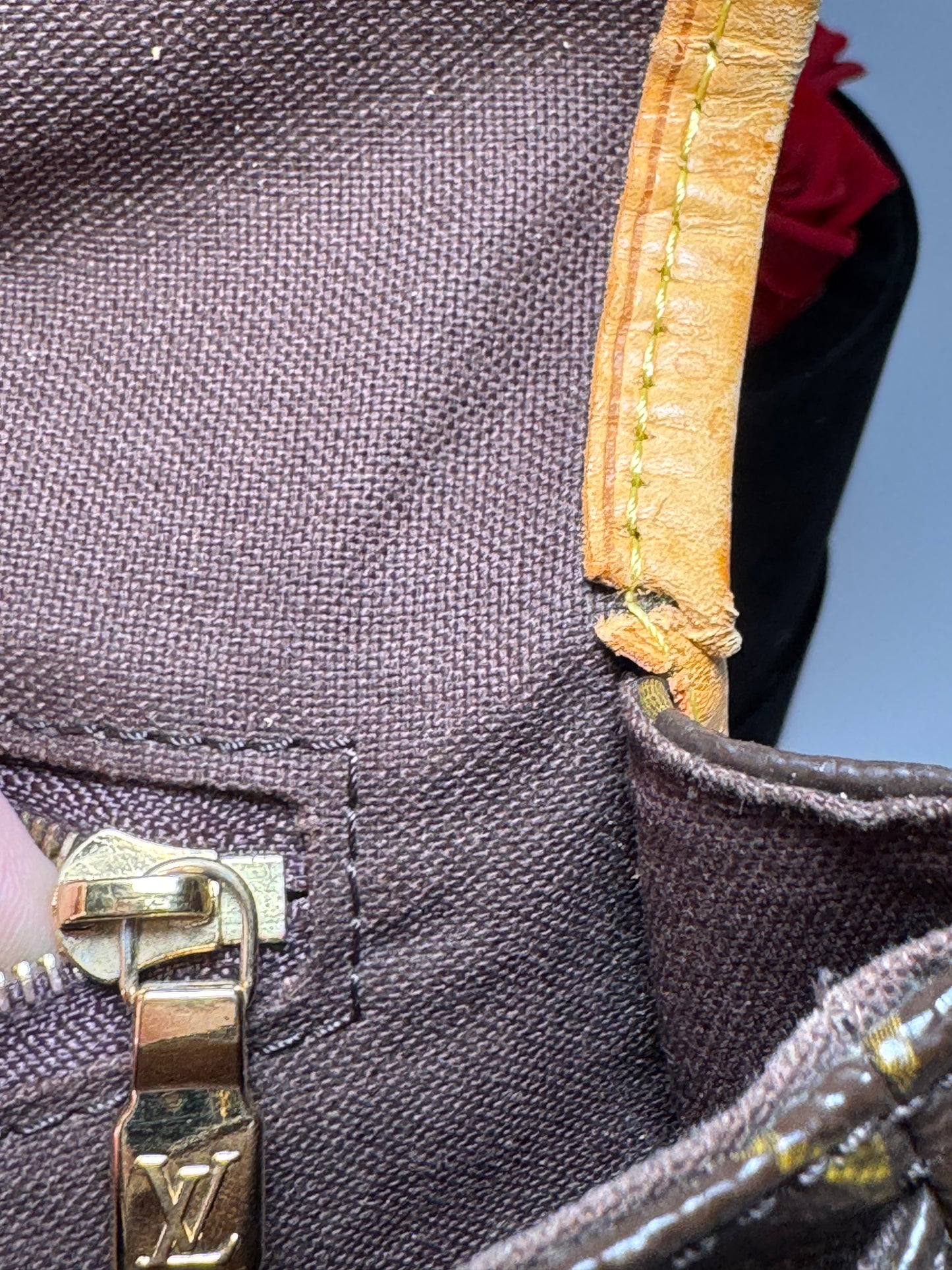 Louis Vuitton Menilmontant PM Monogram Pleated Crossbody