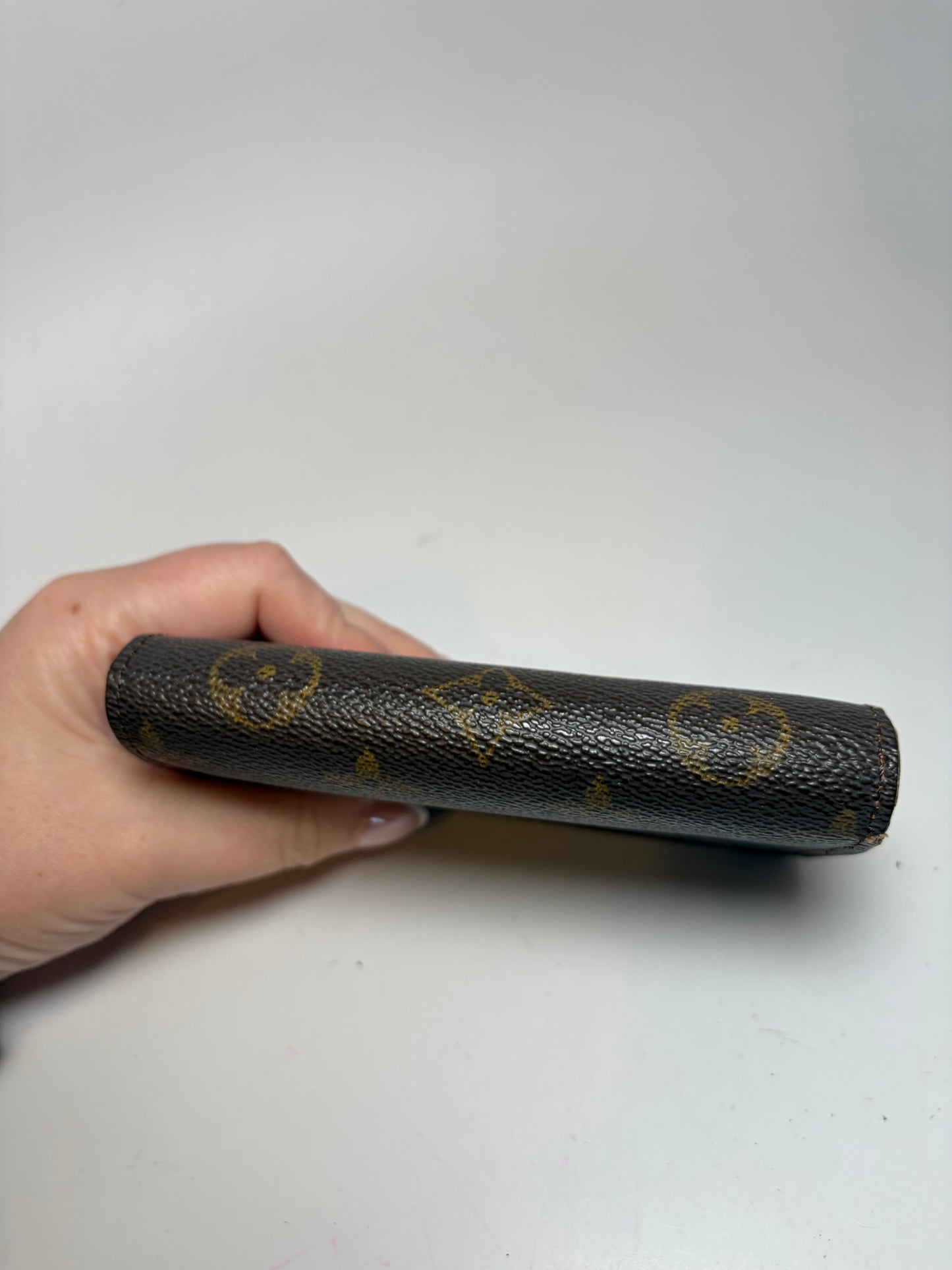 Louis Vuitton French Purse Monogram Kiss Lock Wallet