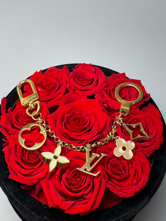 Louis Vuitton Fleur De Monogram Bag Charm Chain