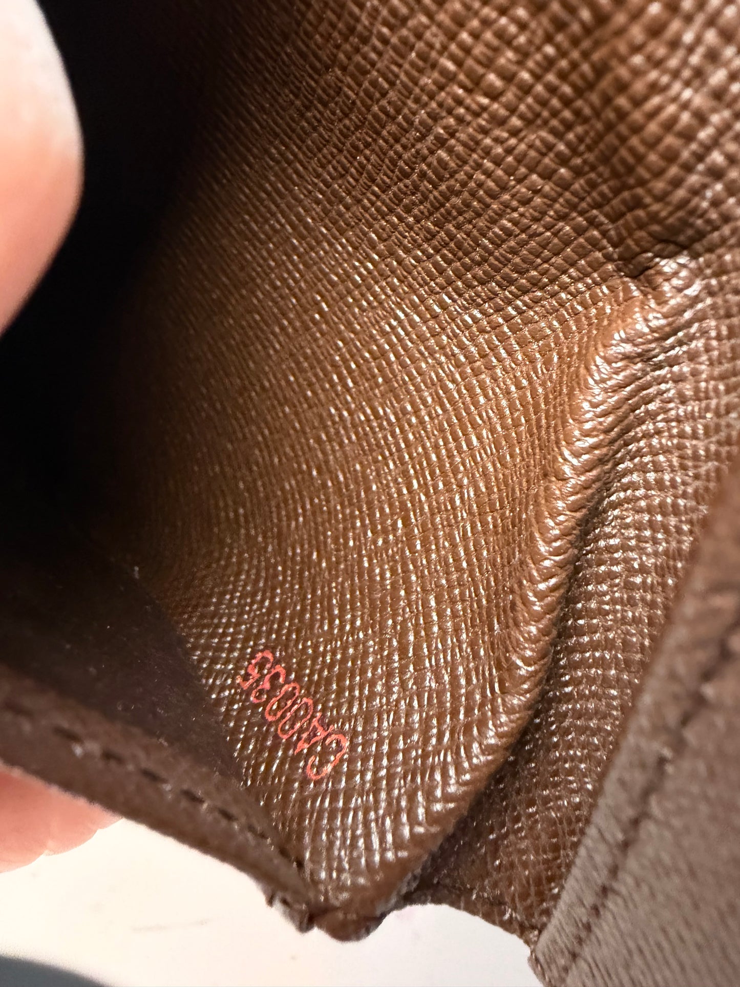 Louis Vuitton Damier Ebene Slim Men’s Bifold Wallet