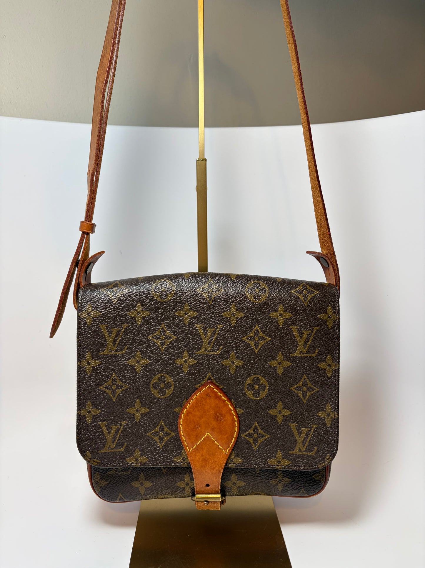 Louis Vuitton Cartouchière MM Monogram Crossbody & Shoulder Bag