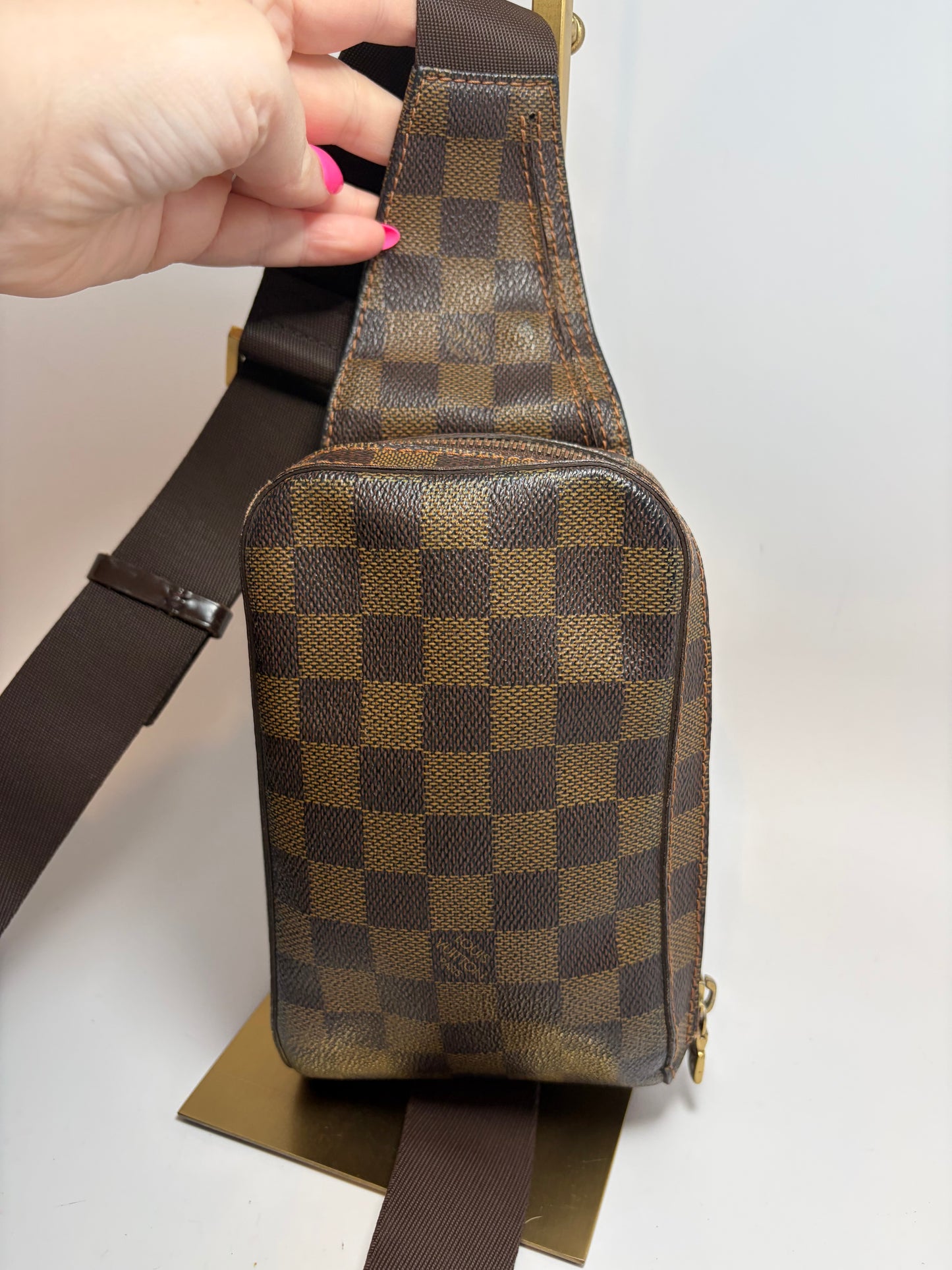 Louis Vuitton Damier Ebene Geronimo Bum Bag