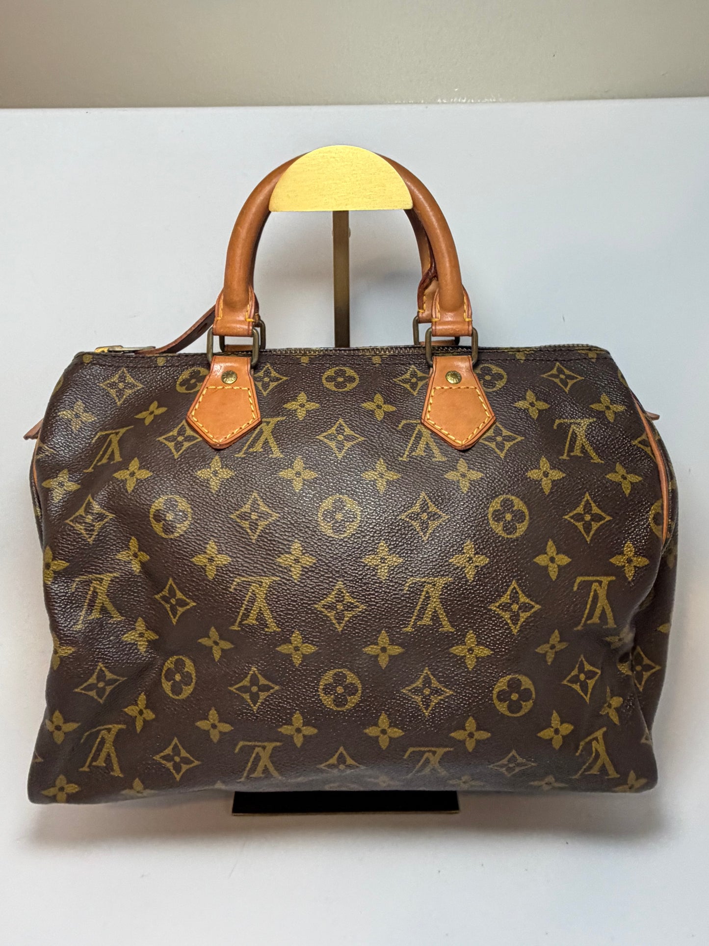 Louis Vuitton Speedy 30 Monogram Vintage Pre Date Code 80s/70s w/COA