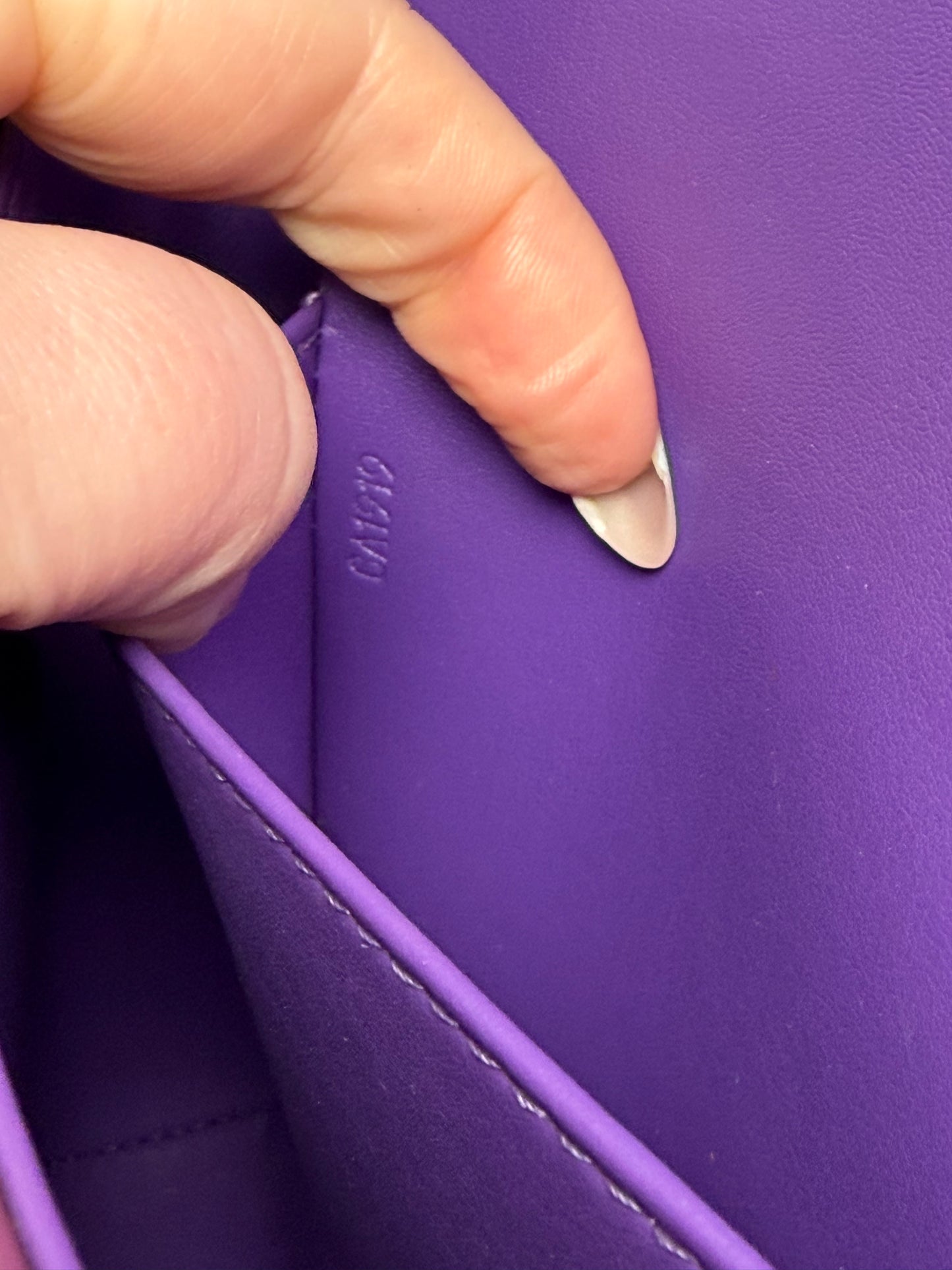 Louis Vuitton Thompson Street Purple Vernis Leather Monogram Shoulder Bag with Purple leather interior