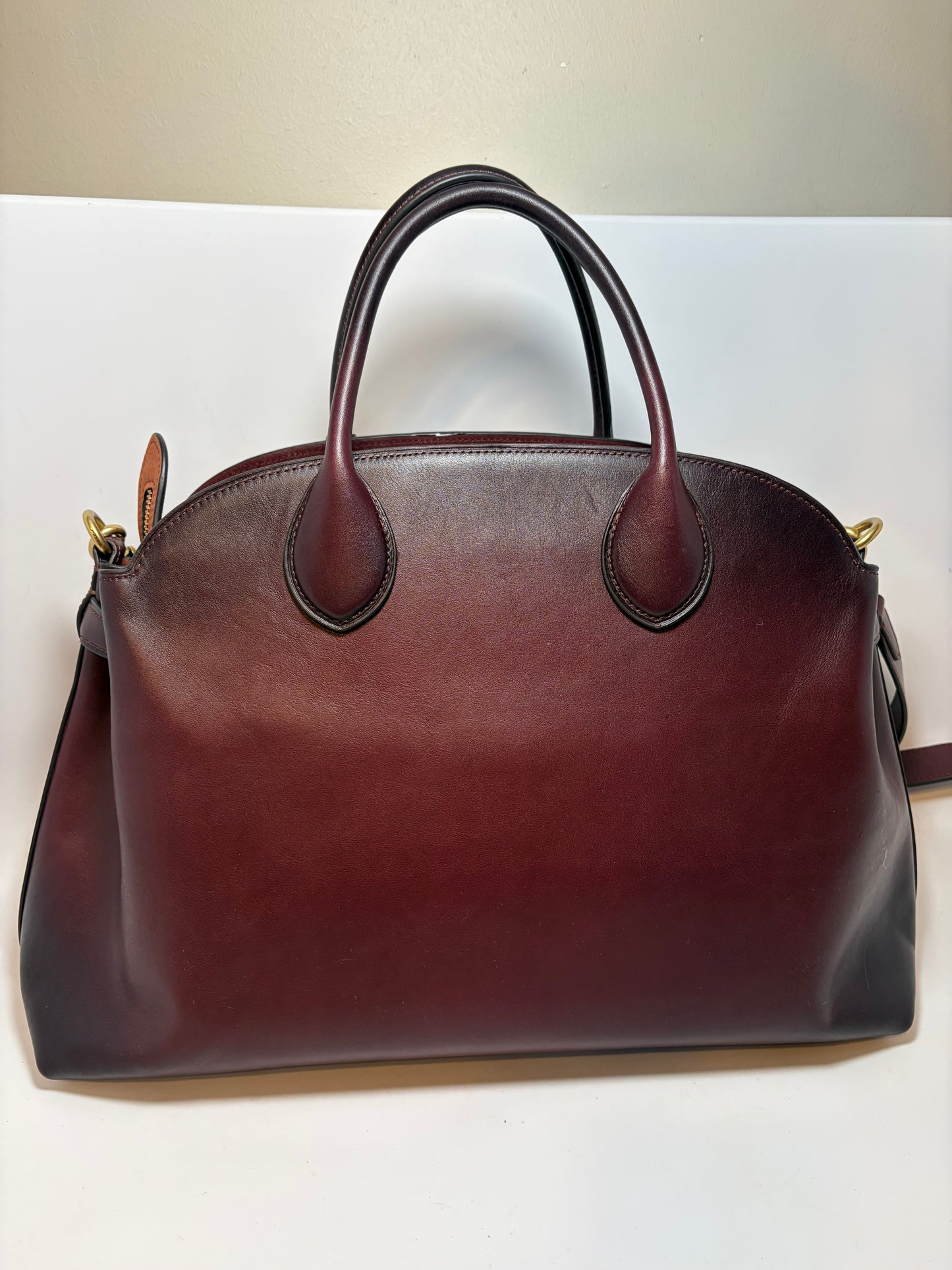 Coach Empire 40 Caryall Merlot w/Crossbody Strap