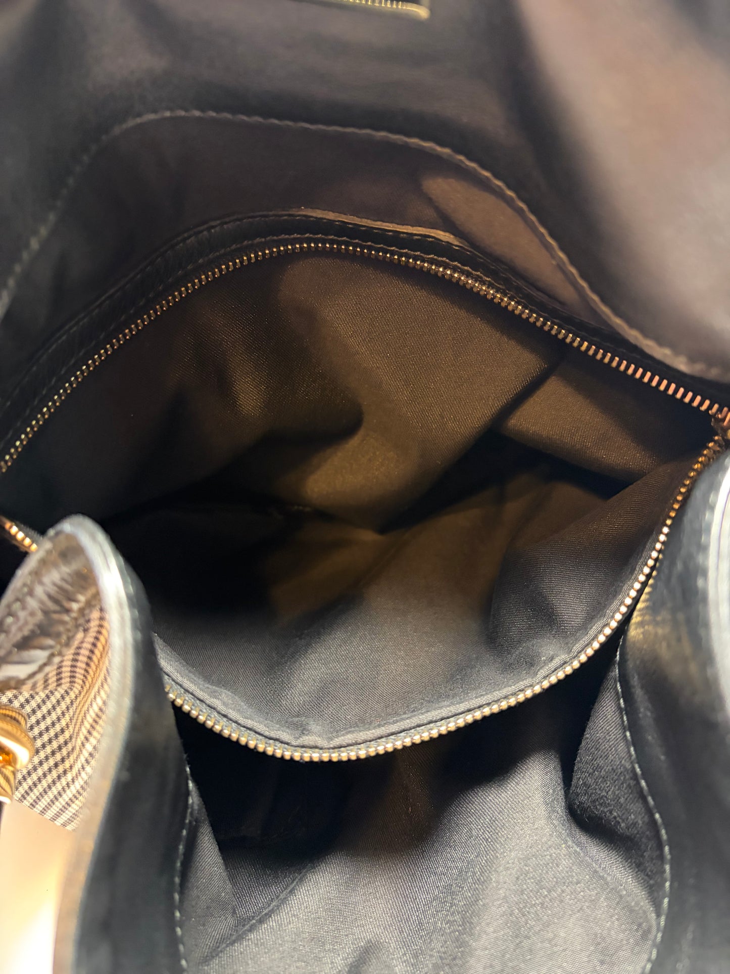 Gucci Indy Babouska Bamboo Top Handle Bag w/Shoulder Strap