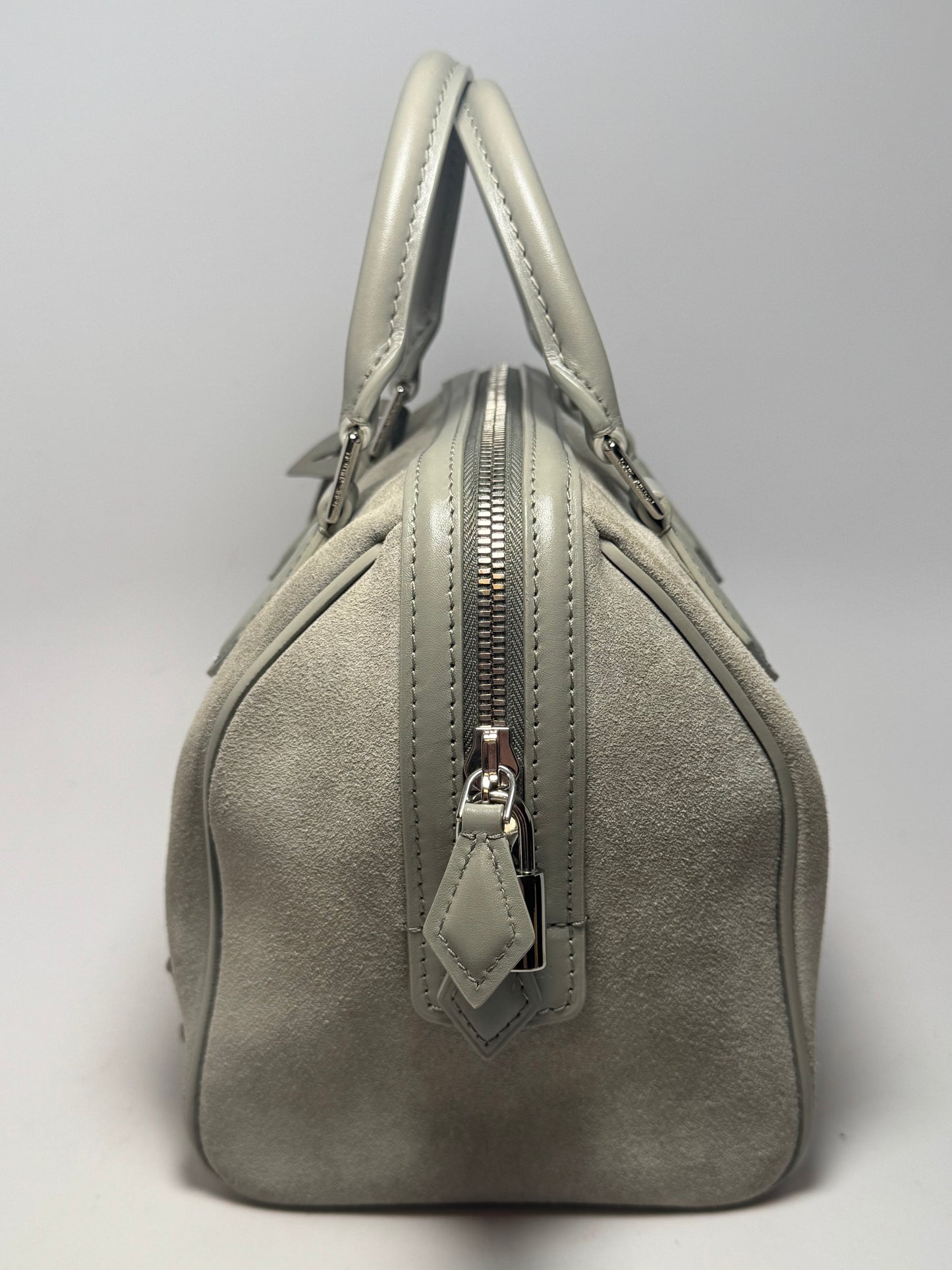 Louis Vuitton Illusion Speedy Cube Grey Suede Limited Edition