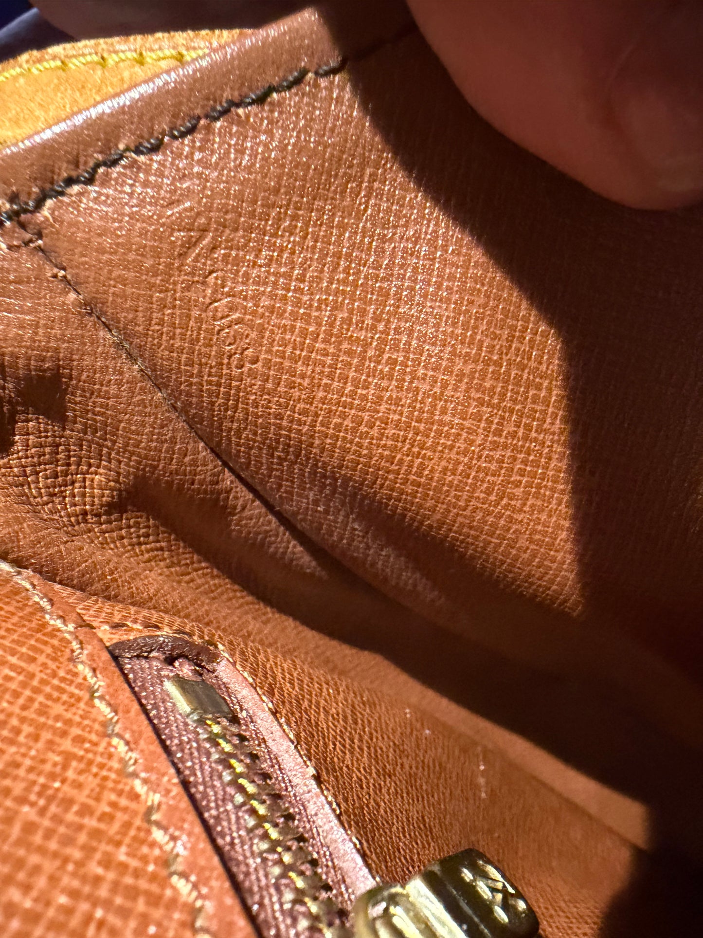 Louis Vuitton Chantilly MM Monogram Crossbody Made in France March 1989