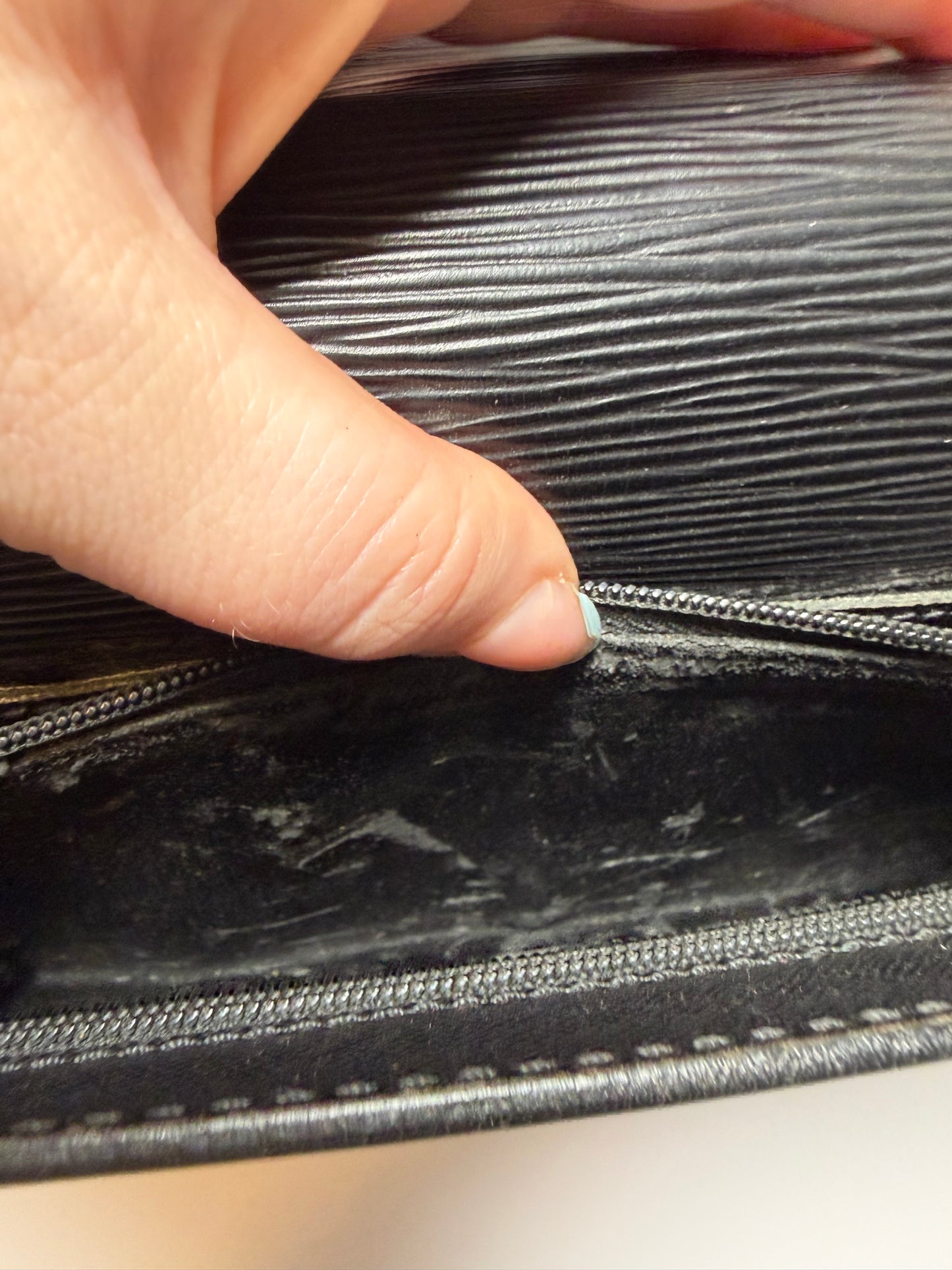 Louis Vuitton Black Epi Monceau Serviette Metis/Laptop Holder/Briefcase/Document Holder