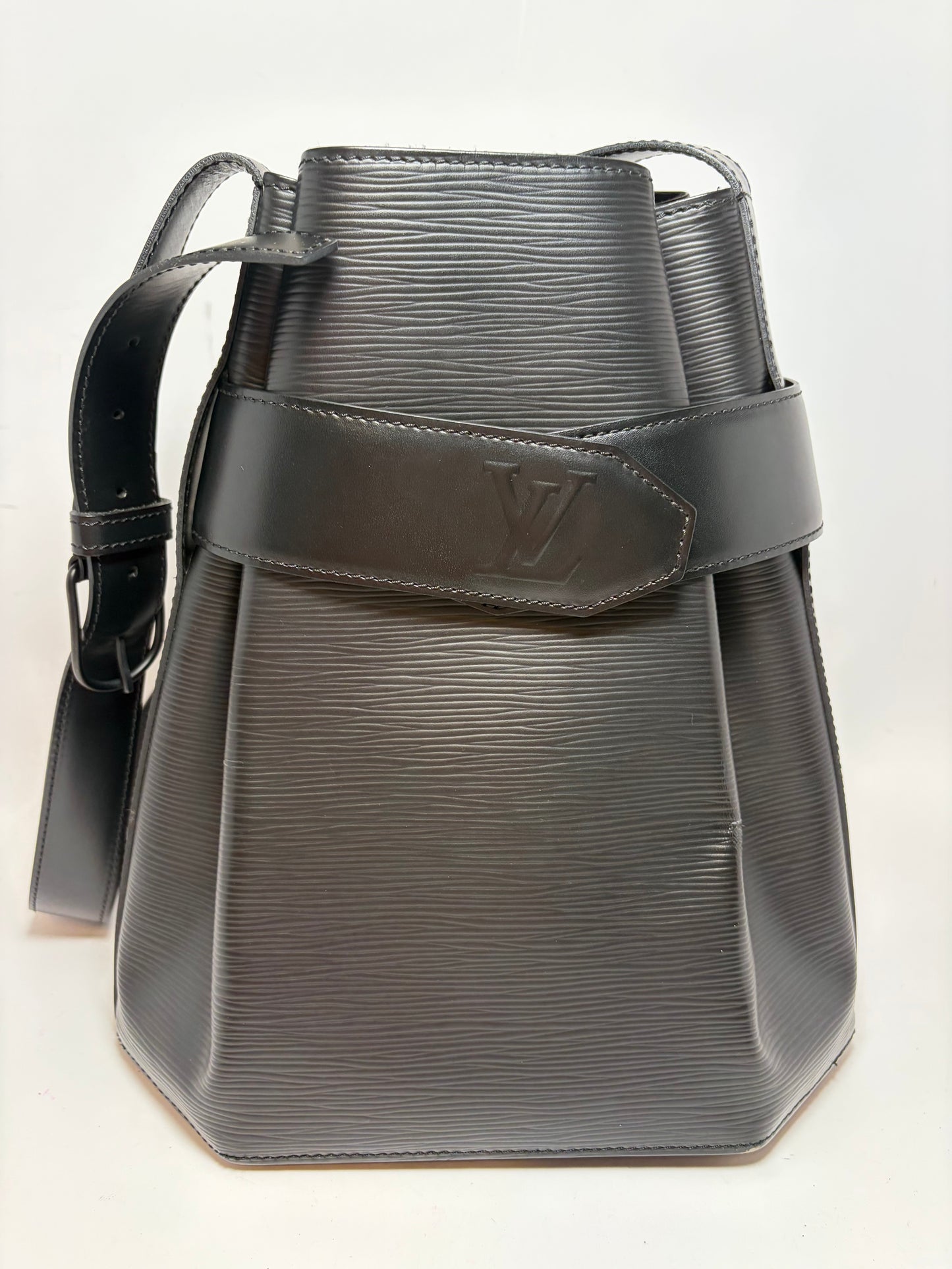 Louis Vuitton Sac D’Epaule PM Black Epi Leather Shoulder Bag