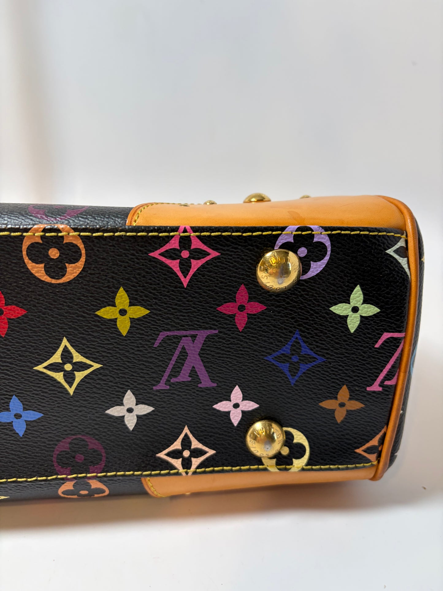 Louis Vuitton Beverly MM Black Multicolor Monogram