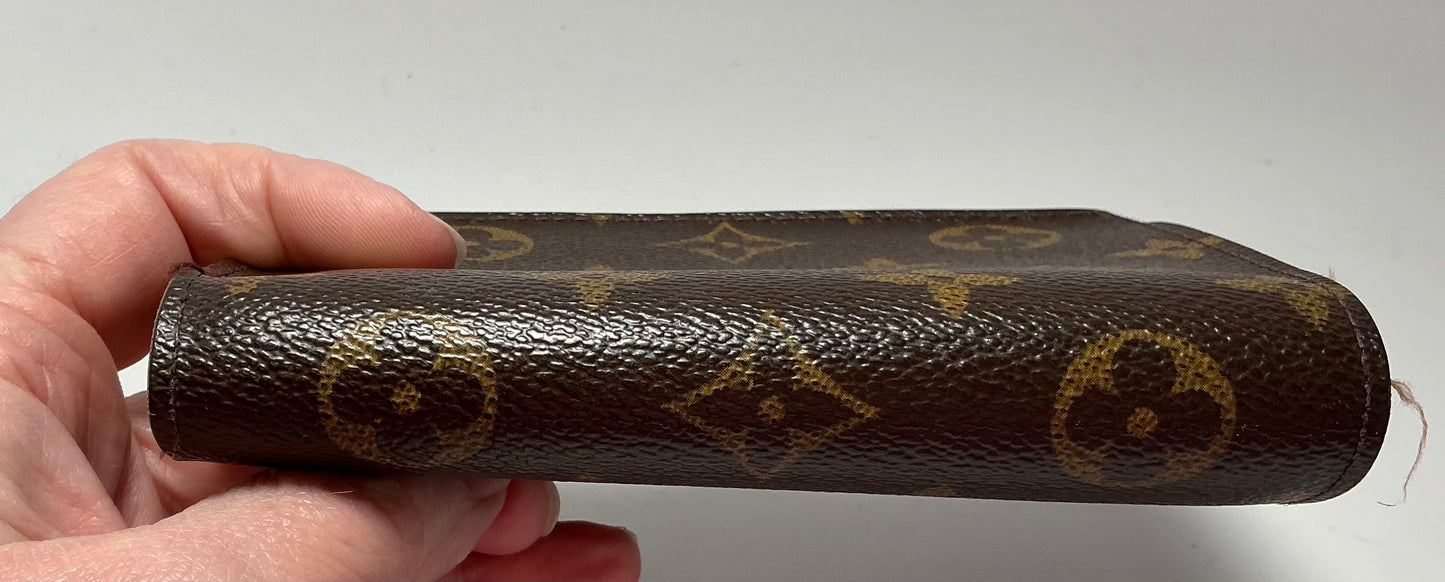 Louis Vuitton French Purse Kiss Lock Wallet Monogram