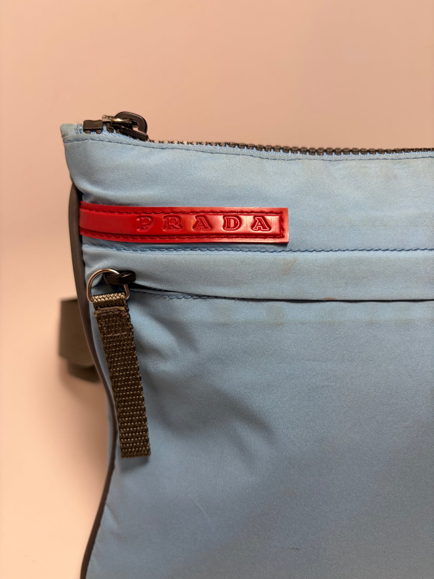 Prada Nylon Vela Sport Messenger Crossbody