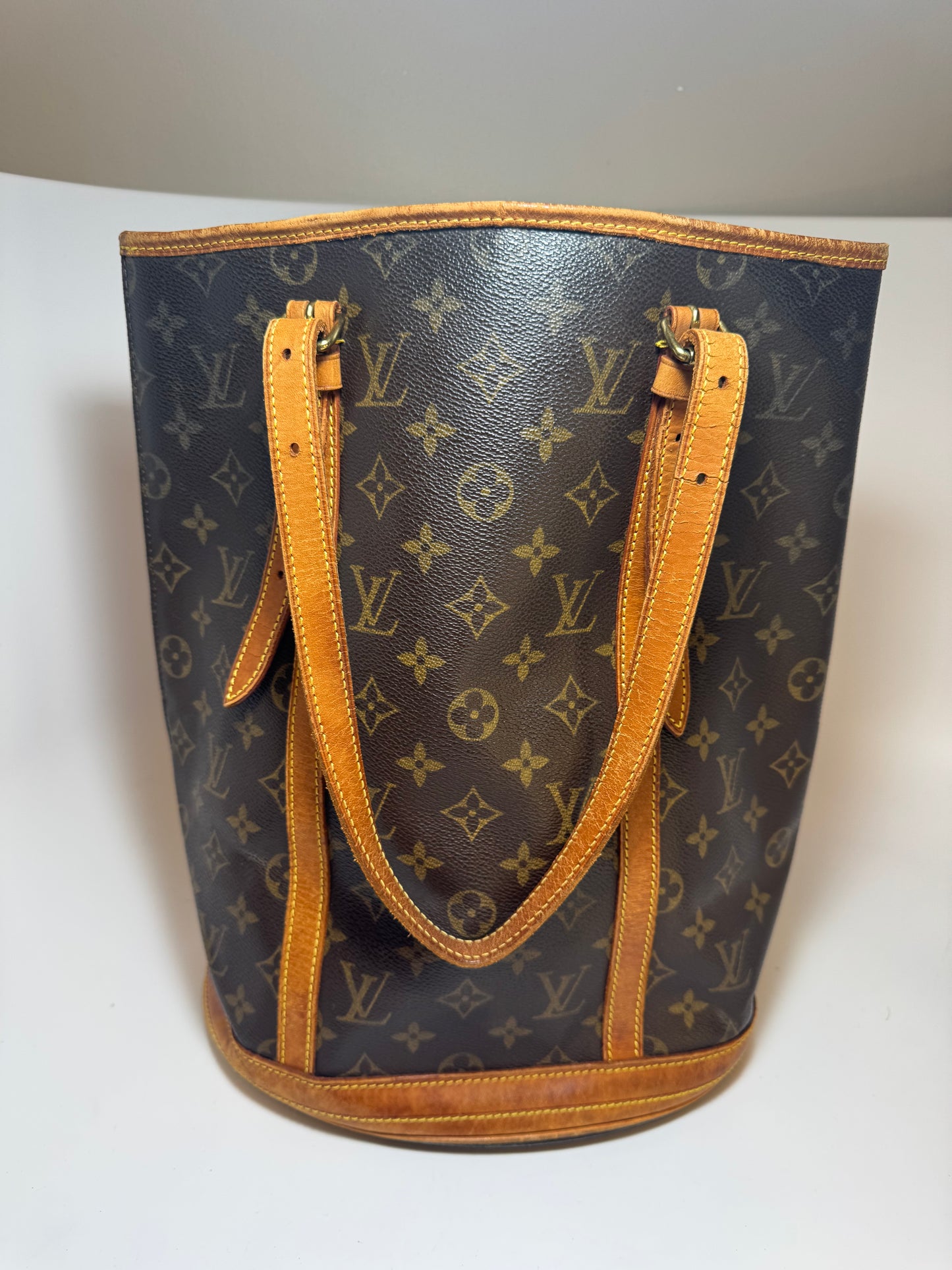 Louis Vuitton Bucket GM Monogram Tote Bag – Made in France