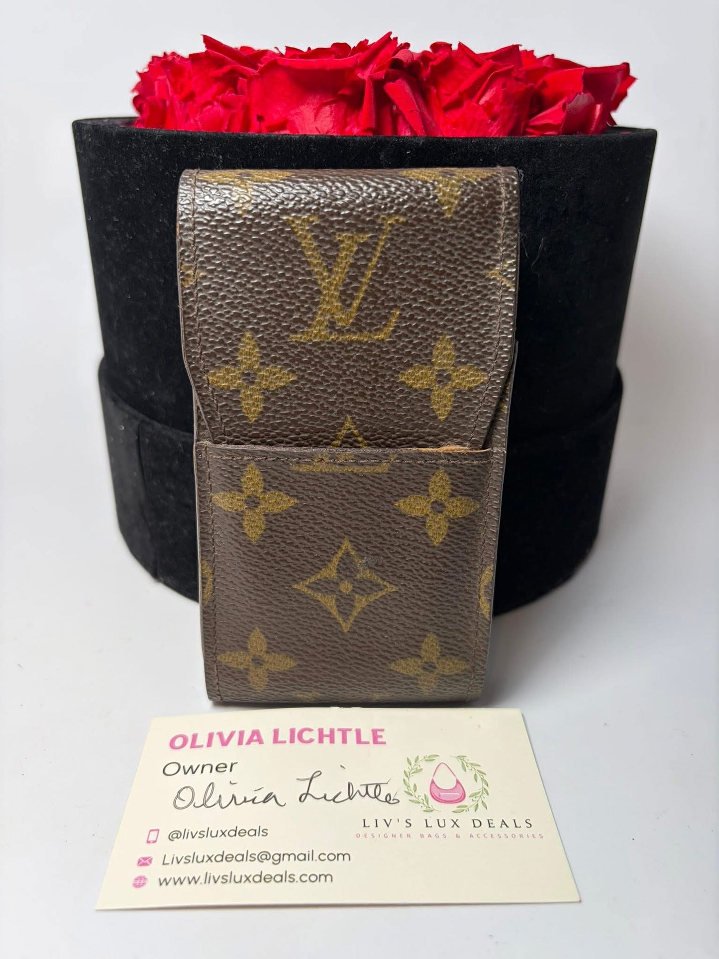 Louis Vuitton Monogram Cigarette Case/Lipstick Holder
