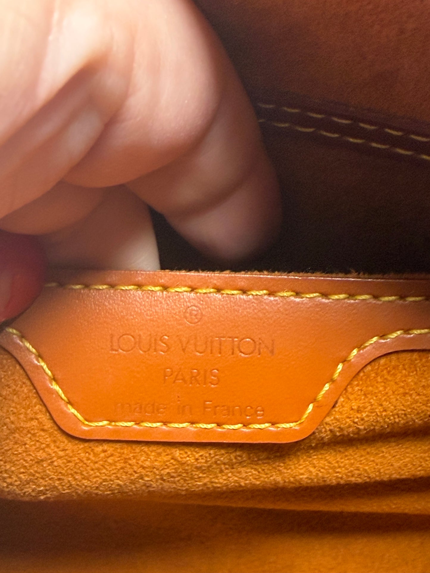 Louis Vuitton Soufflot Bag Epi Leather Barrel Bag