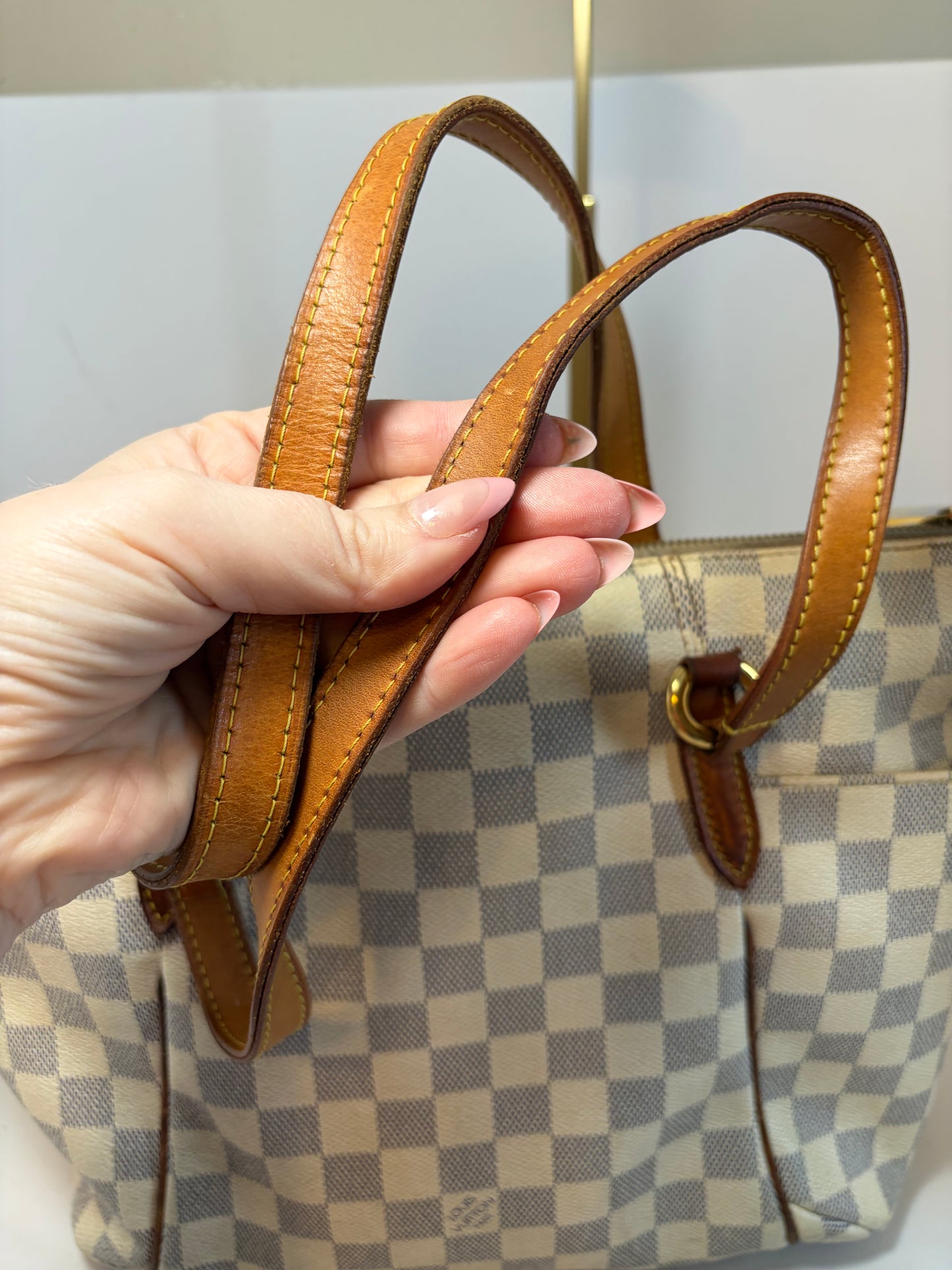 Louis Vuitton Damier Azur PM Tote with Mini Pochette Set