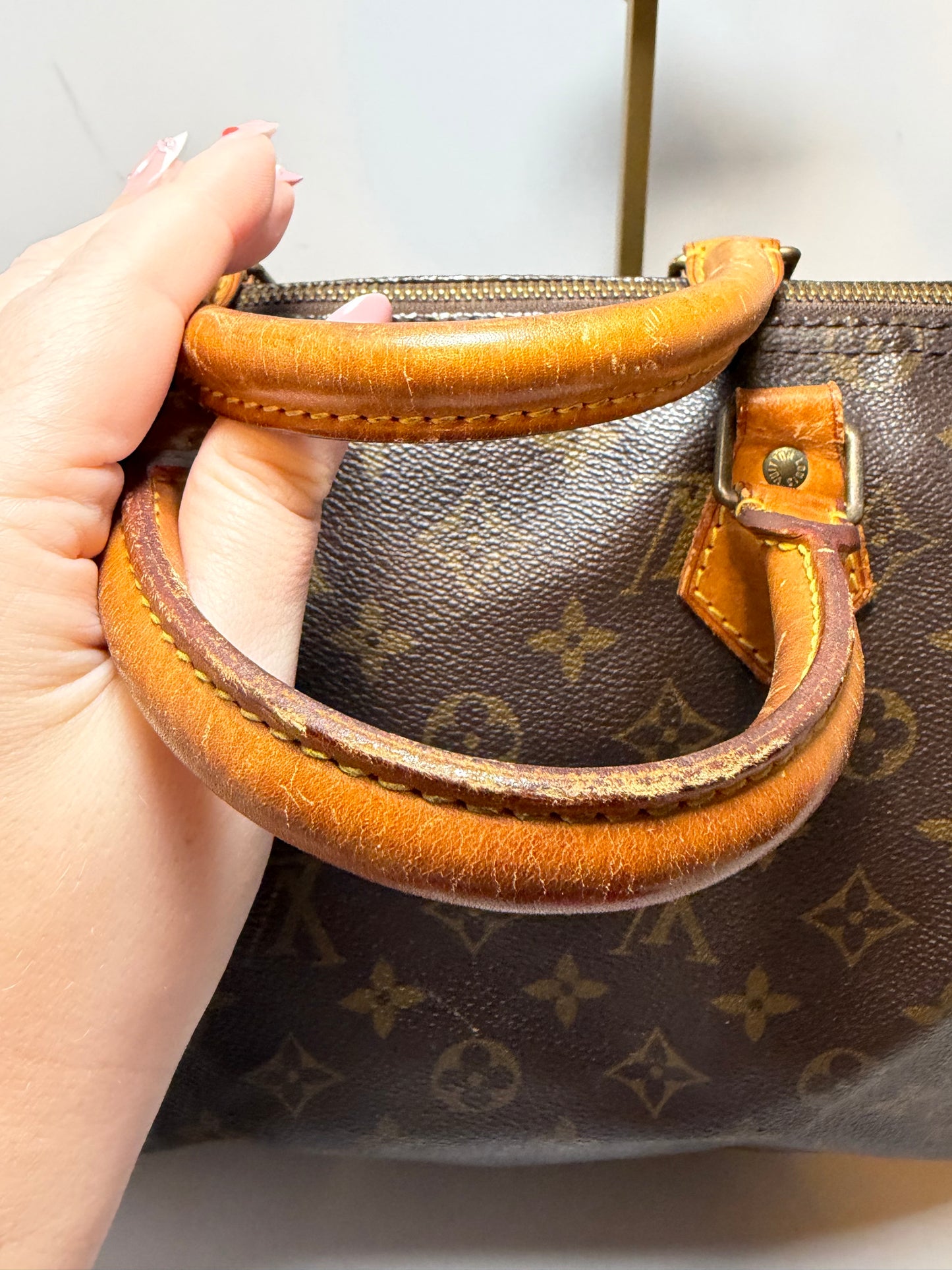Louis Vuitton Speedy 35 Monogram, made in France Sept. 1994